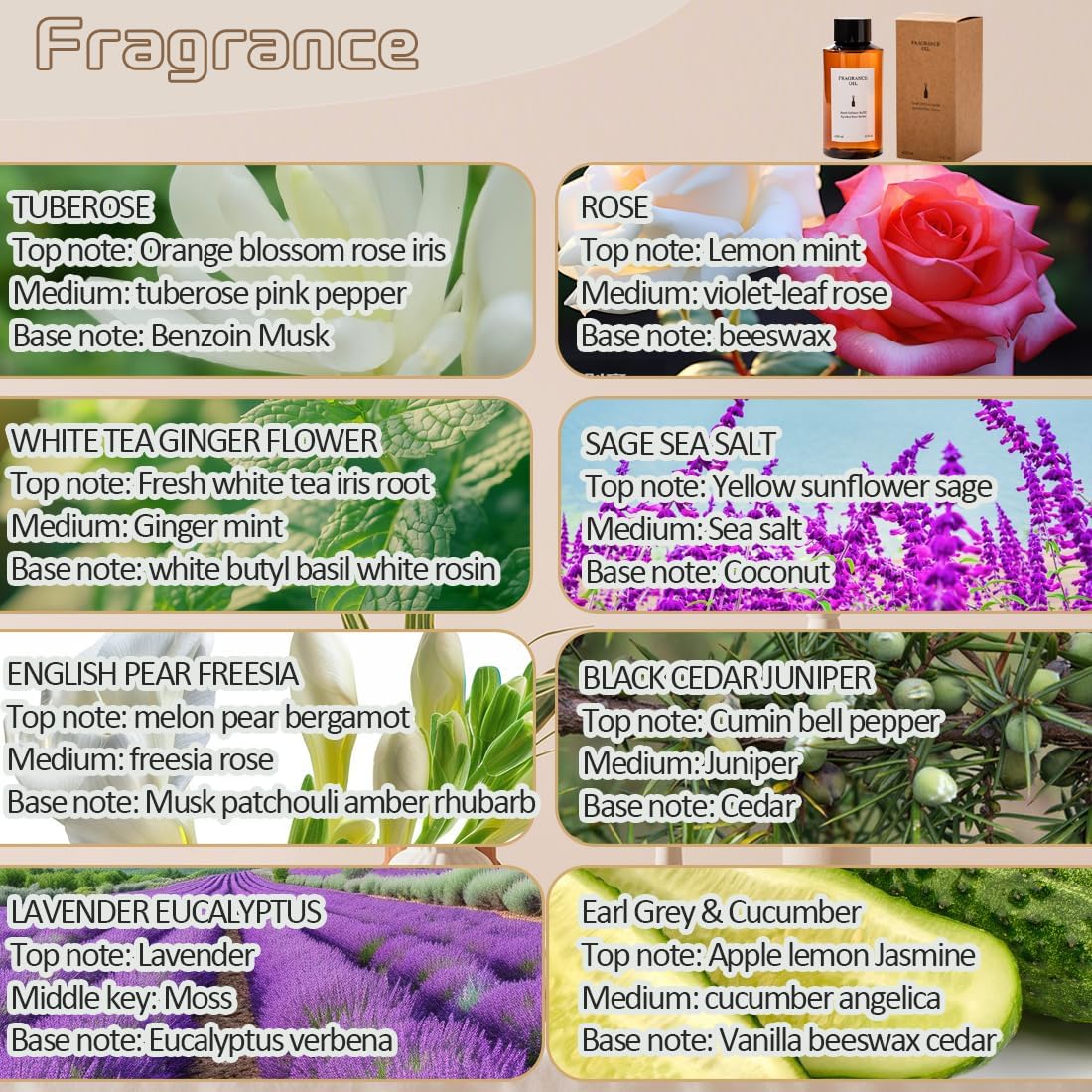 Muufuser Reed Diffuser Refill 280ml Sage Sea Salt