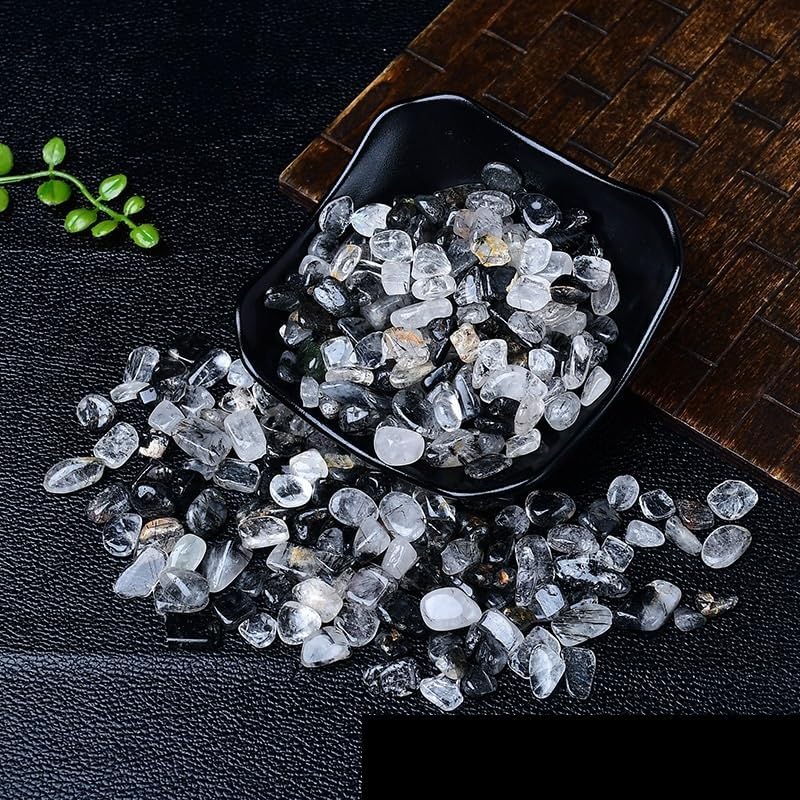Natural Black Crystal Gravel 9-12mm for Fountain Decoration