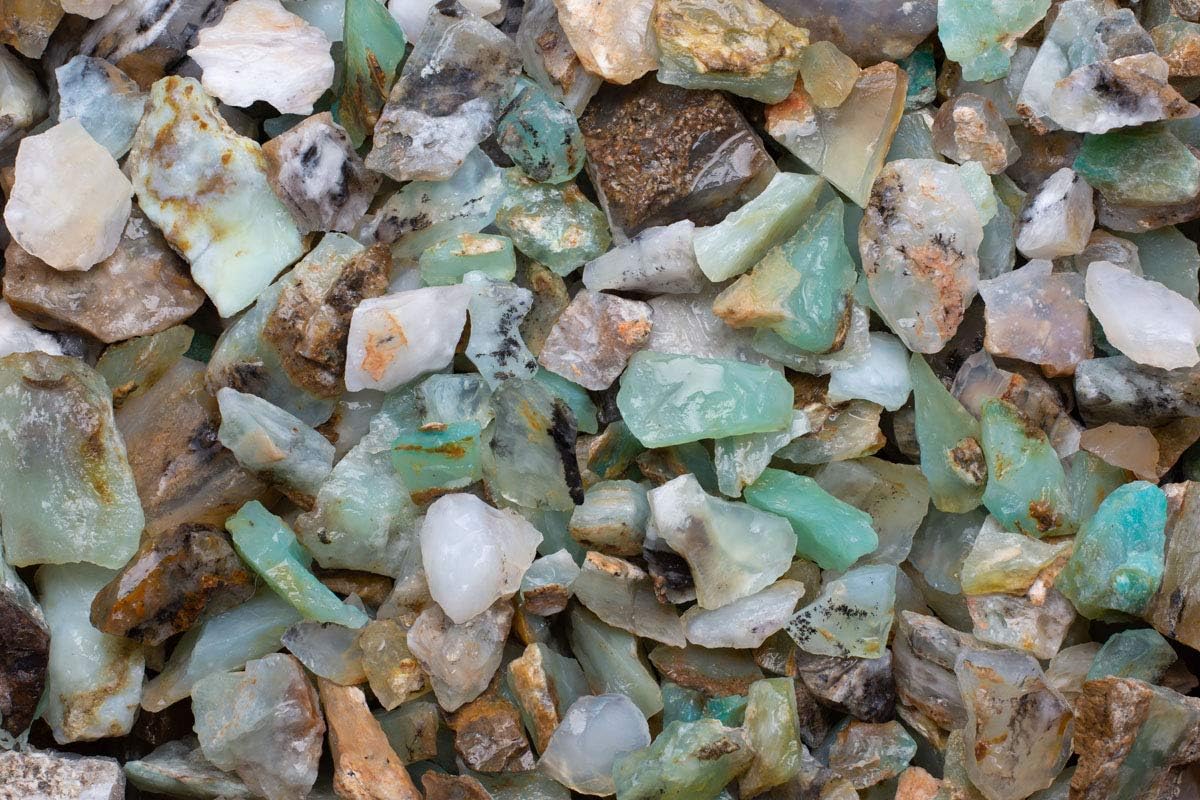 Fantasia Natural Blue Opal Rough Stones 12 lb from Peru