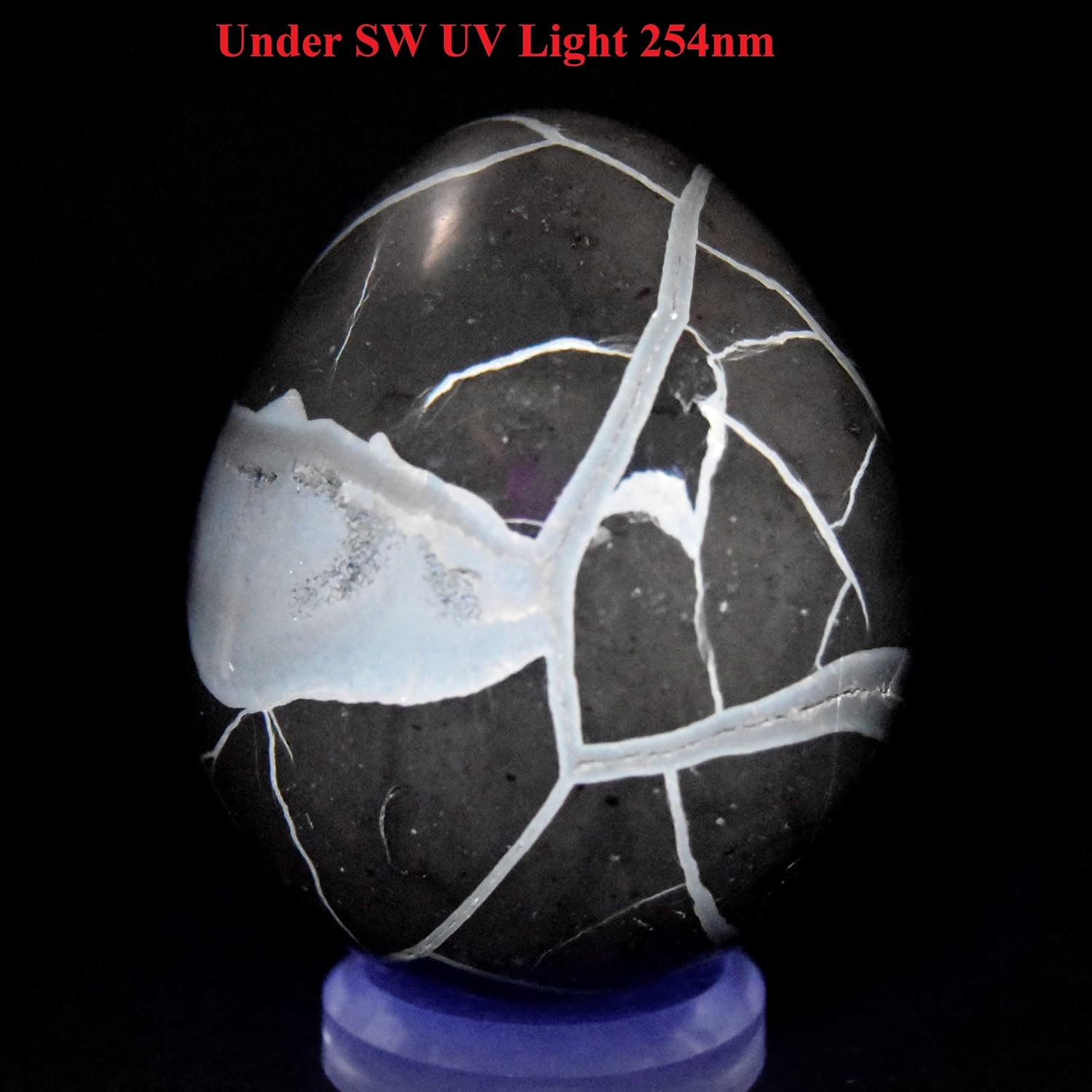 96mm Septarian Dragon Stone Egg with Stand