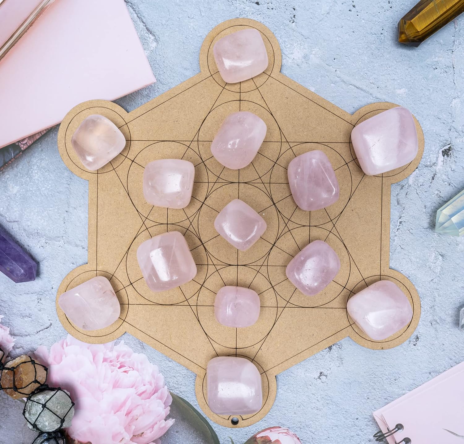 ZAICUS Tumbled Stones Collection for Decor and Healing