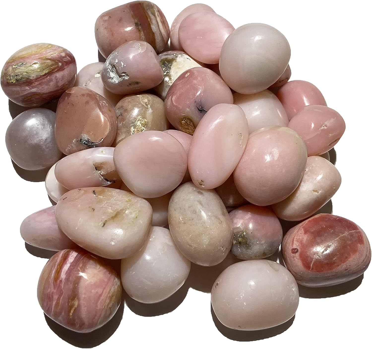 Tumbled Pink Opal 5 Piece Set
