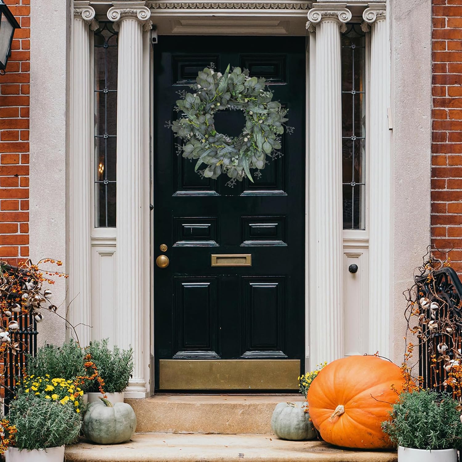 24-26 Inch Eucalyptus Wreath for Front Door