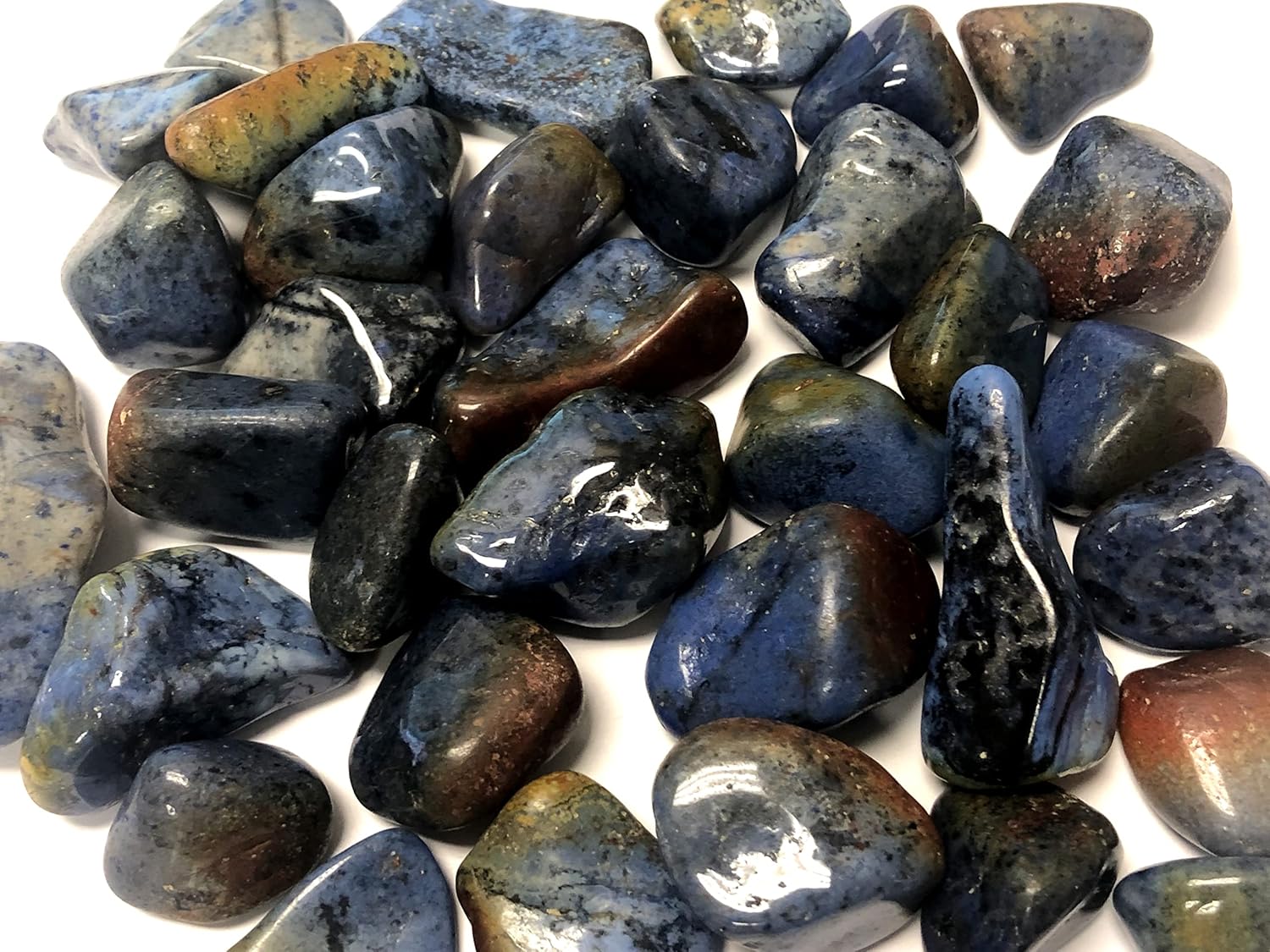 Tumbled Dumortierite - 12 Pound Collection