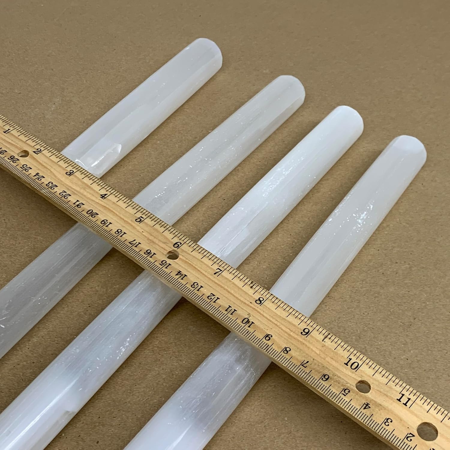20pcs Selenite Crystal Wands for Meditation and Spiritual Work
