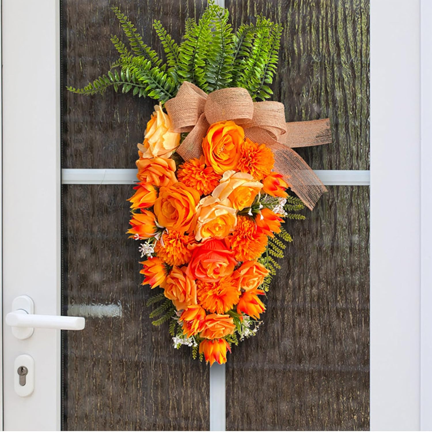 196inch Easter Carrot Wreath Artificial Decor