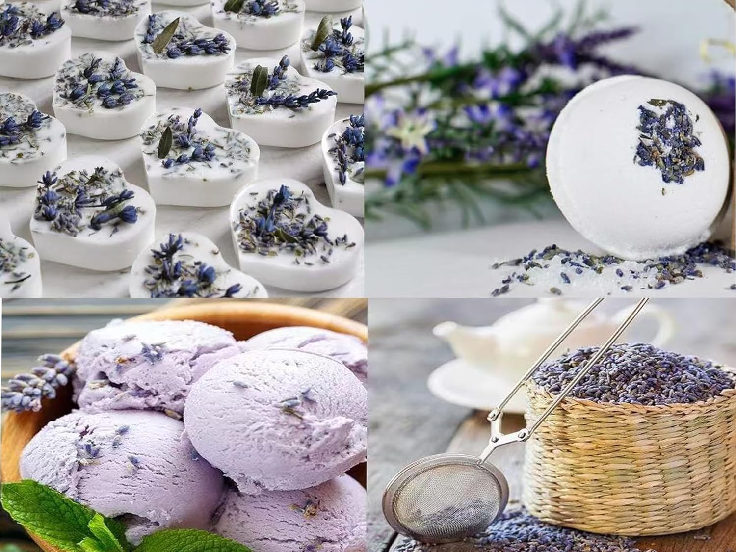 Natural Dried Lavender Buds 100g Bulk for Crafts and Fragrance