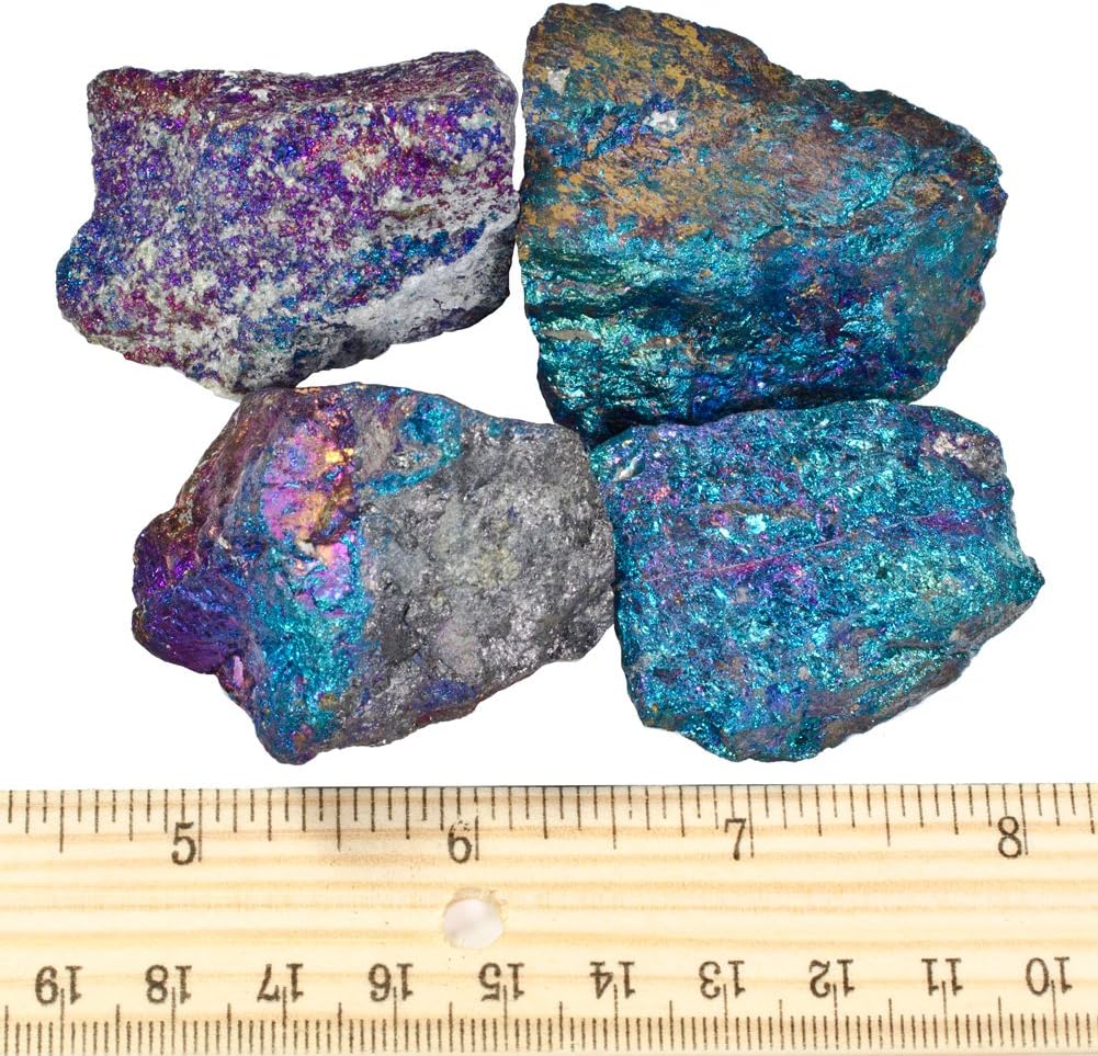 Hypnotic Gems 1 lb Chalcopyrite Peacock Ore from Mexico