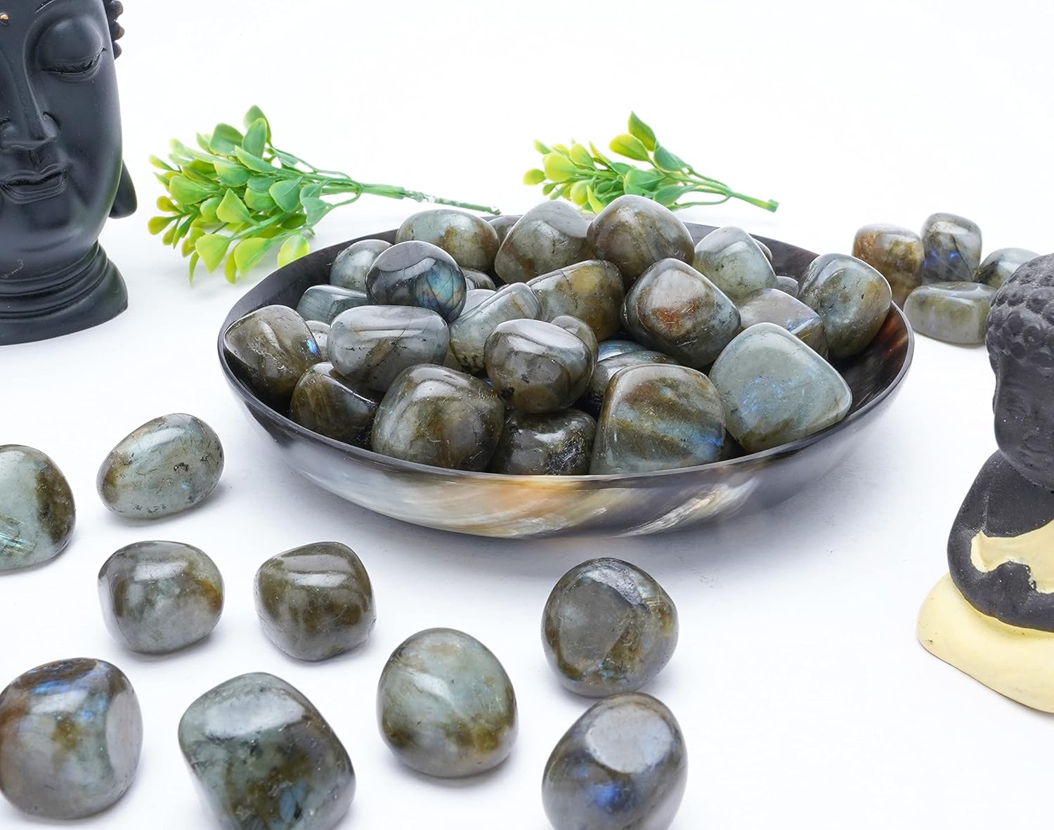 ZAICUS Tumbled Stones Collection for Decor and Healing