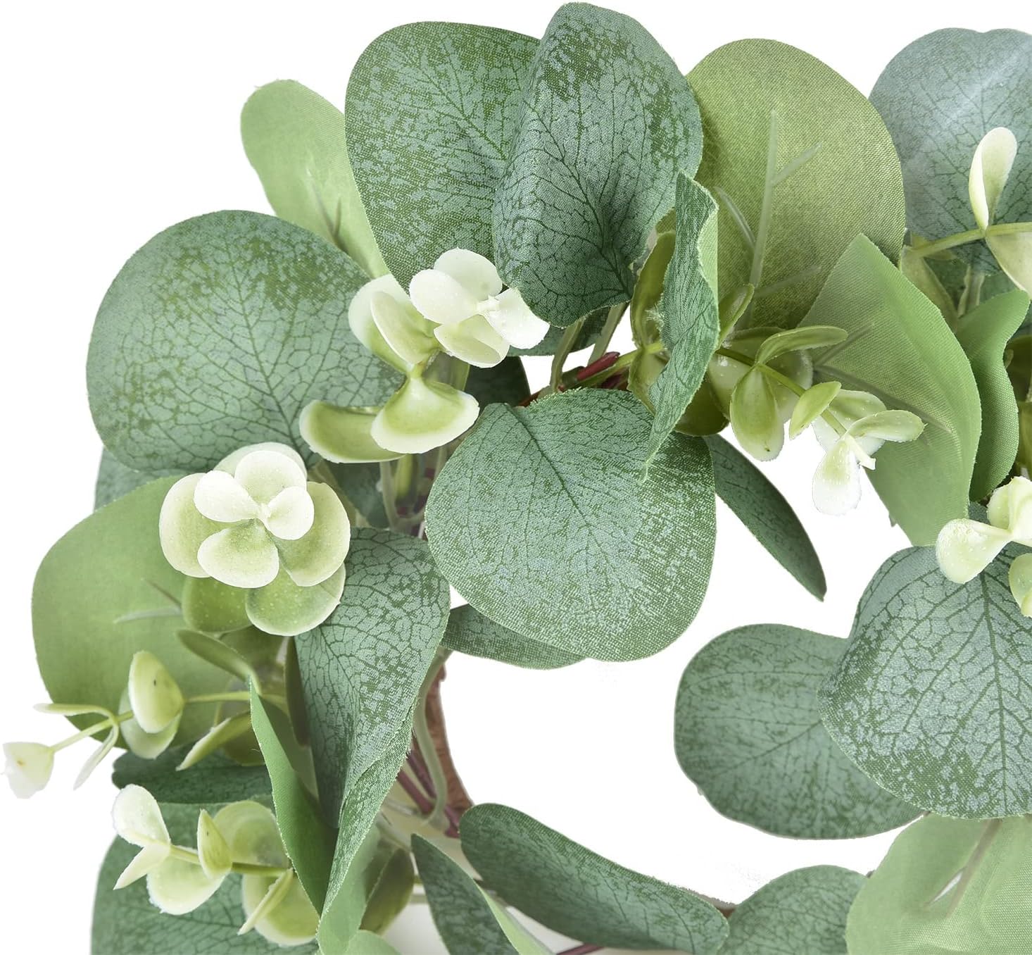 LSKYTOP 6Pcs Eucalyptus Wreath Set for Kitchen Decor