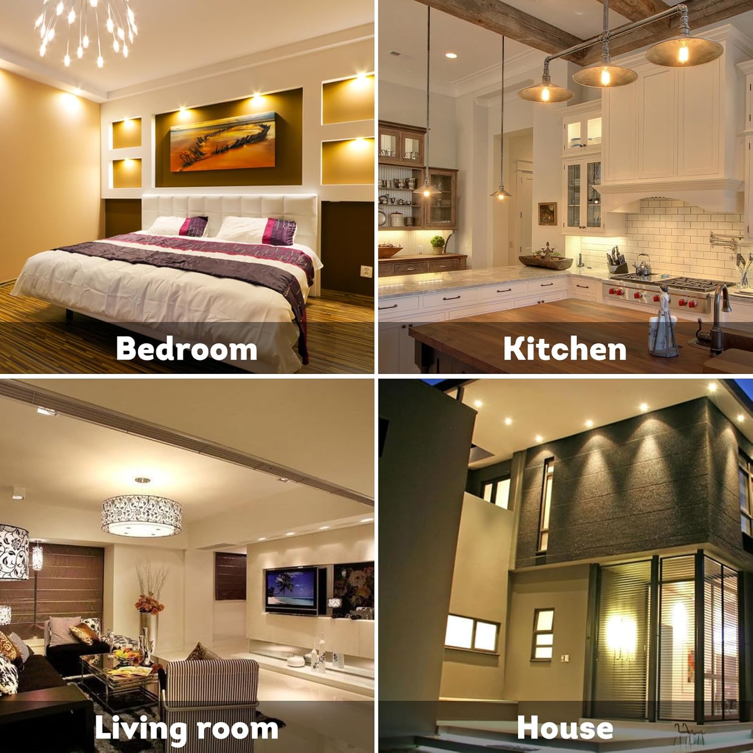 Mlogiroa 50W GU10 LED Candle Warmer Bulbs 6-Pack