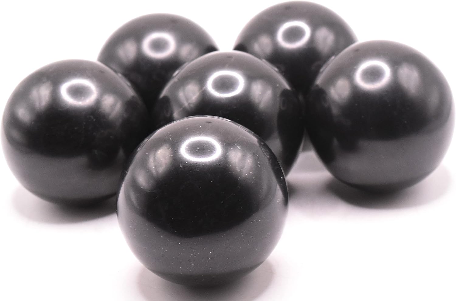 HQRP 2 Inch Black Onyx Carved Sphere Decor Stone