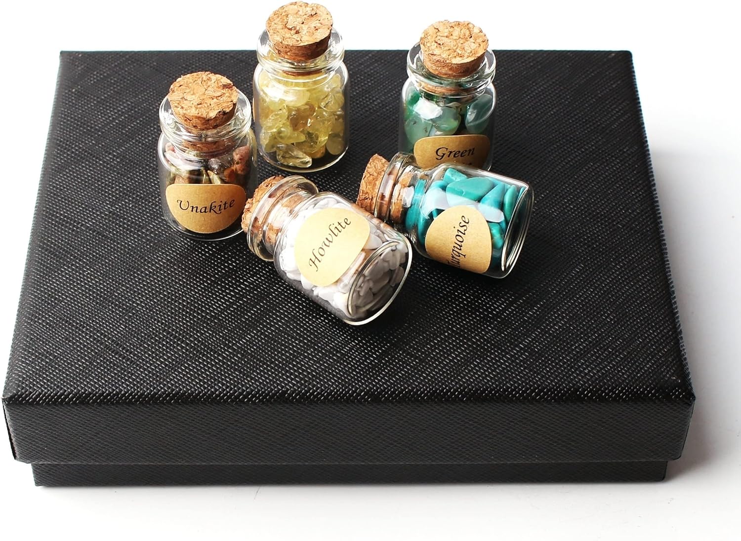 Natural Crystal Stones 18Pcs Set for Meditation and Healing