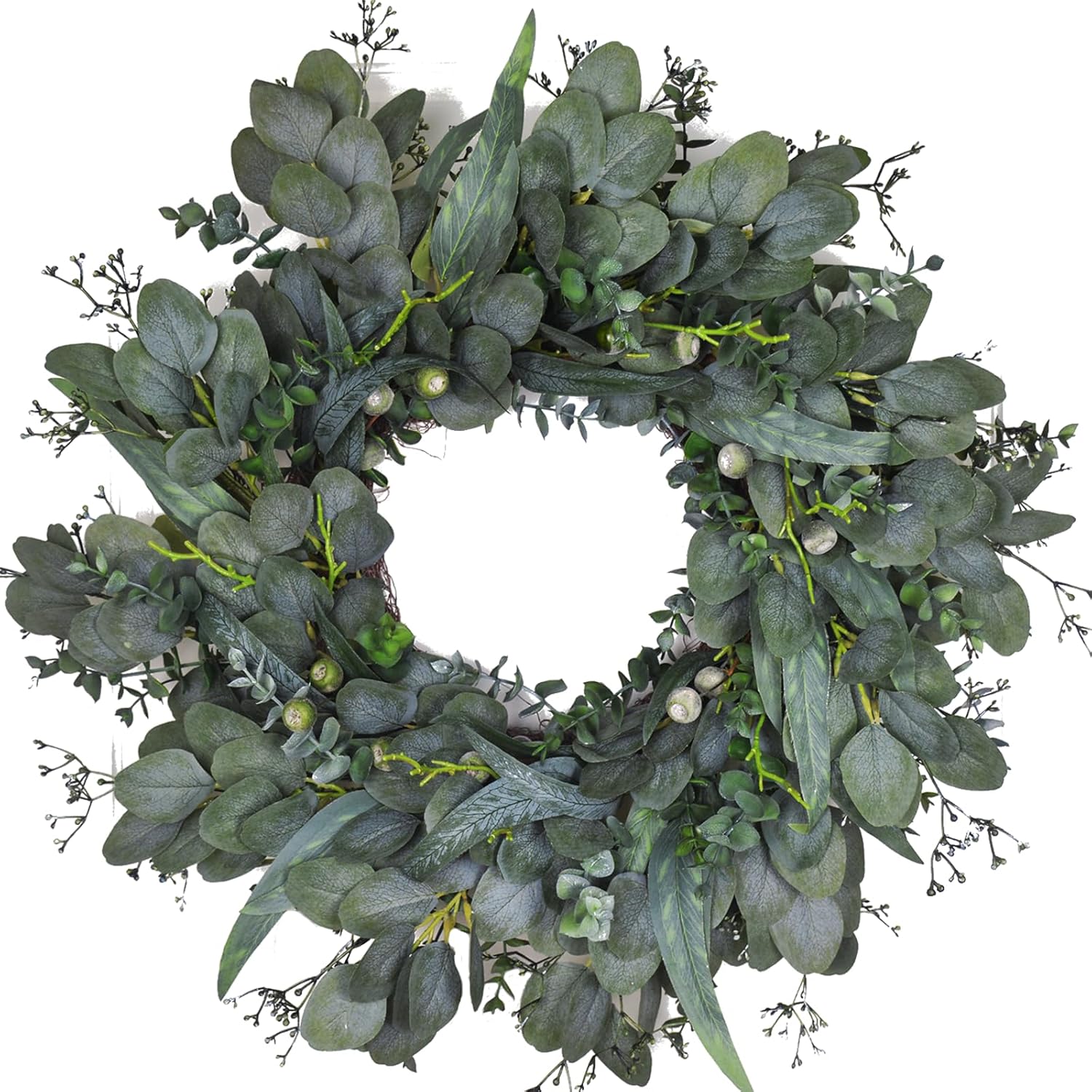 24-26 Inch Eucalyptus Wreath for Front Door