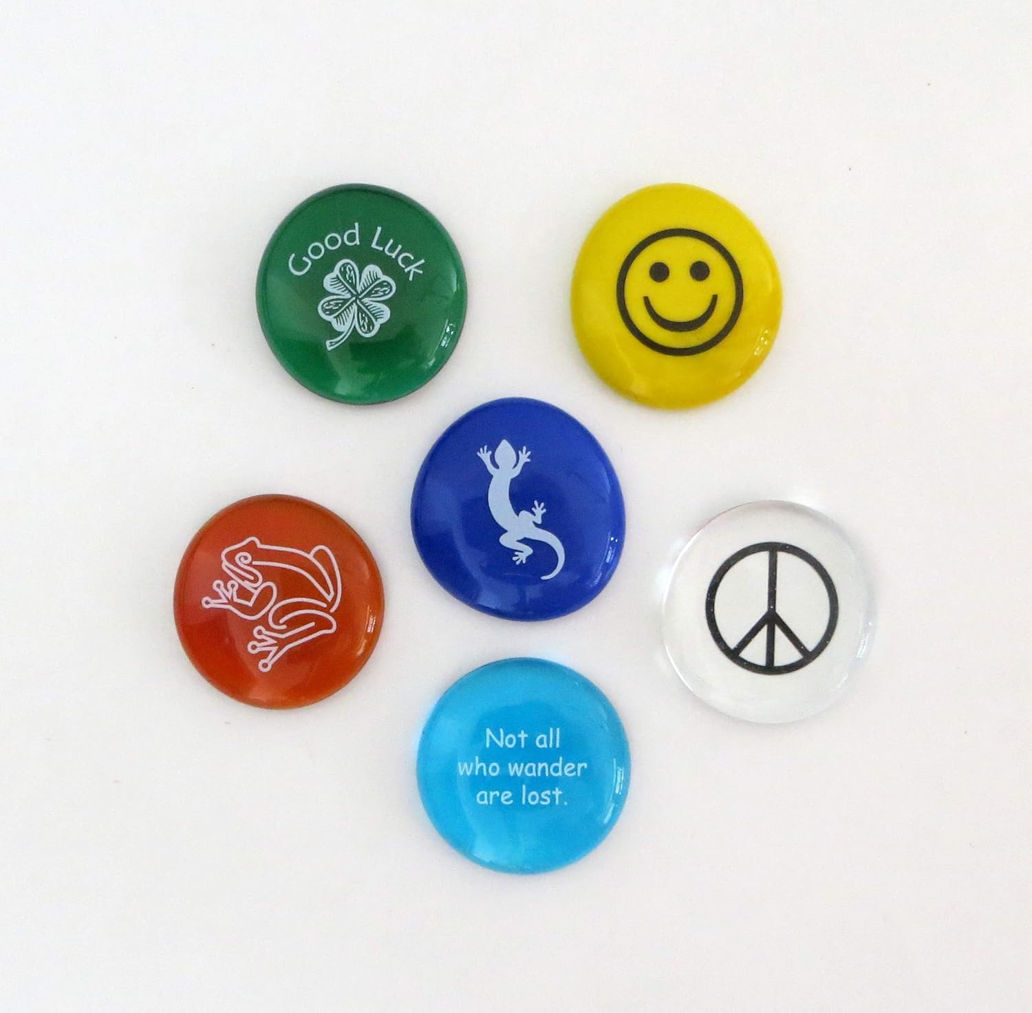 Lifeforce Glass Geocache Swag Set of Six