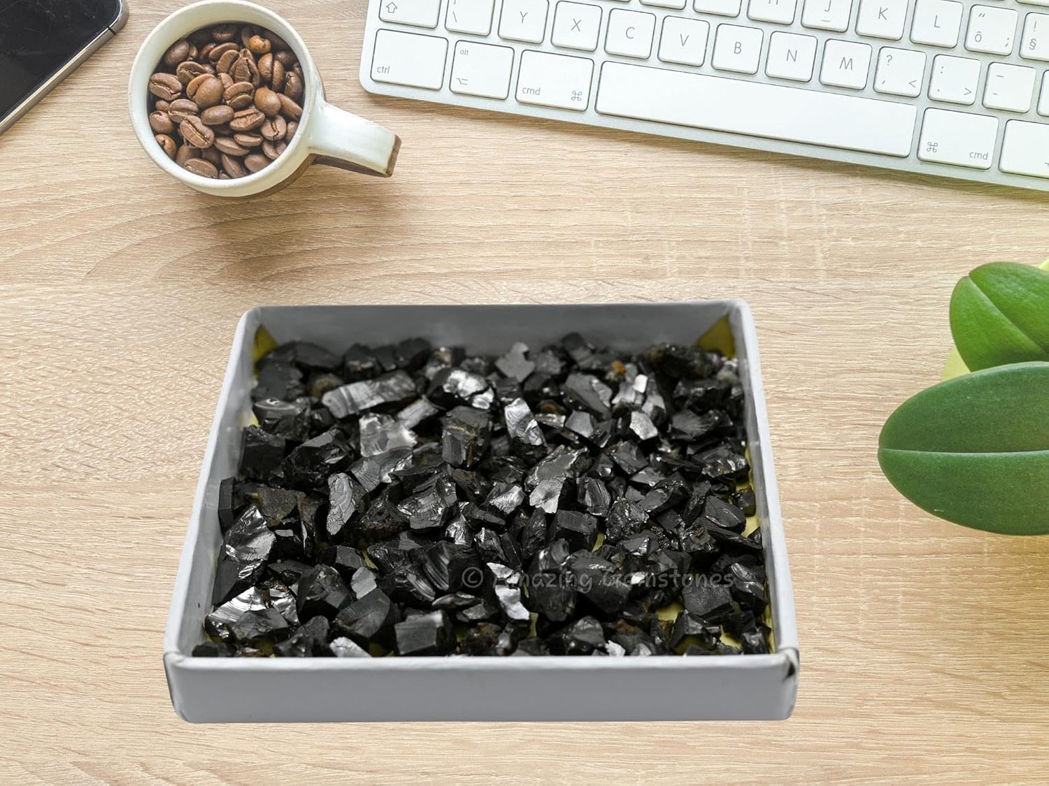Elite Shungite Stones Chips for Water Purification 25 Gram Authentic