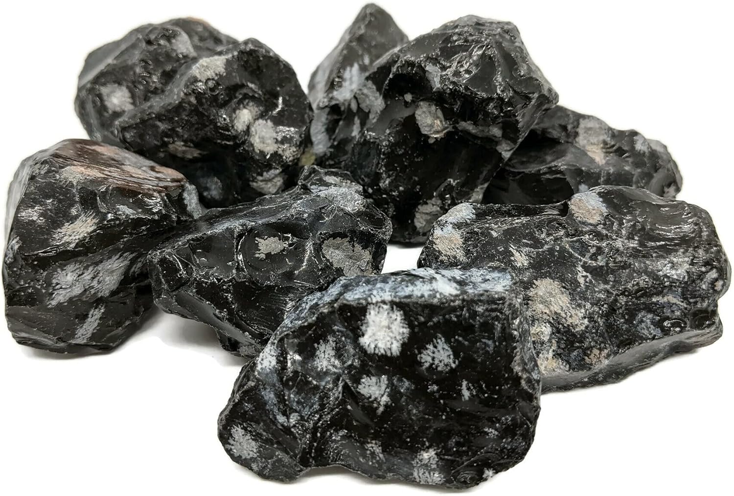 The Geode Mine Snowflake Obsidian 1 Pound Rough Stones