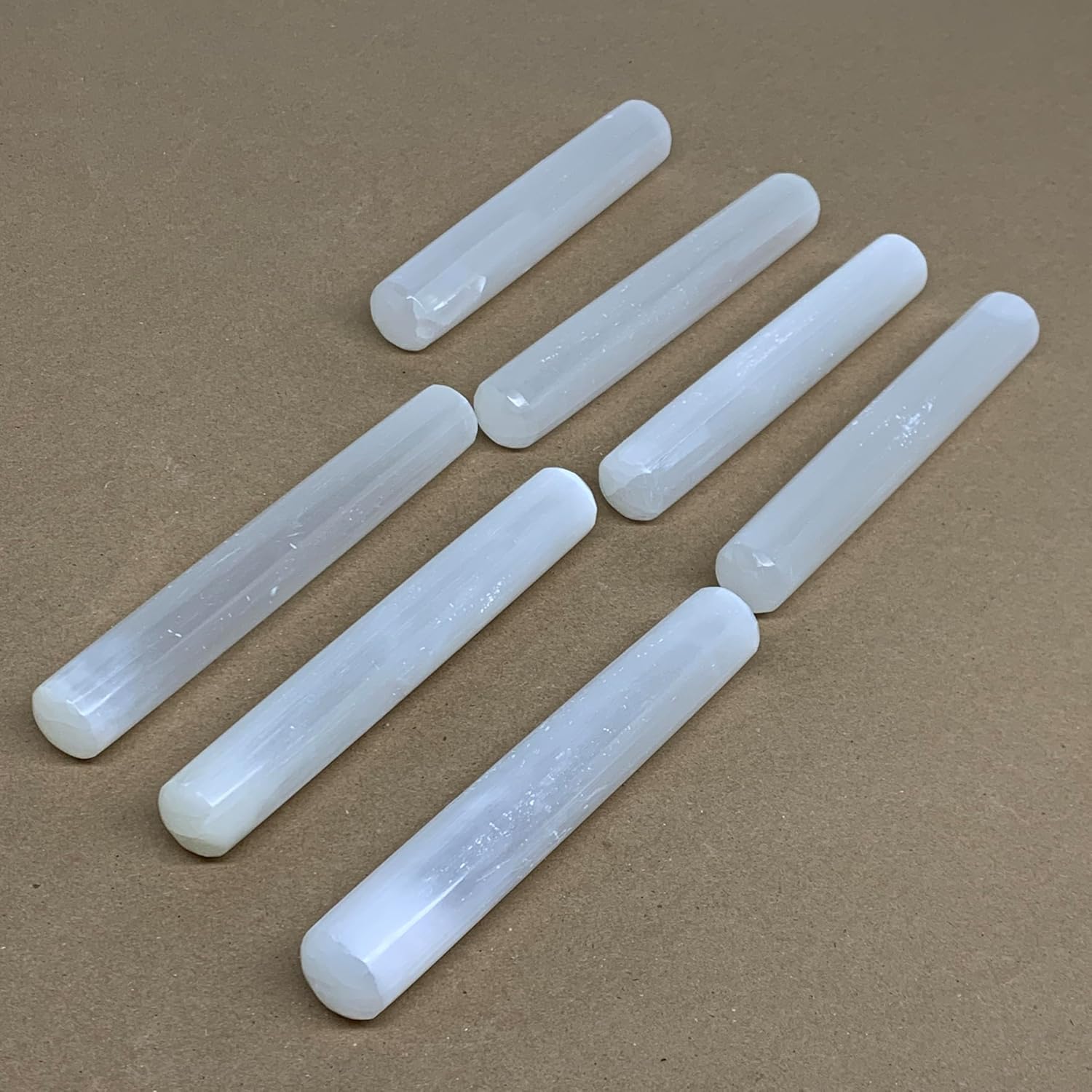 20pcs Selenite Crystal Wands for Meditation and Spiritual Work