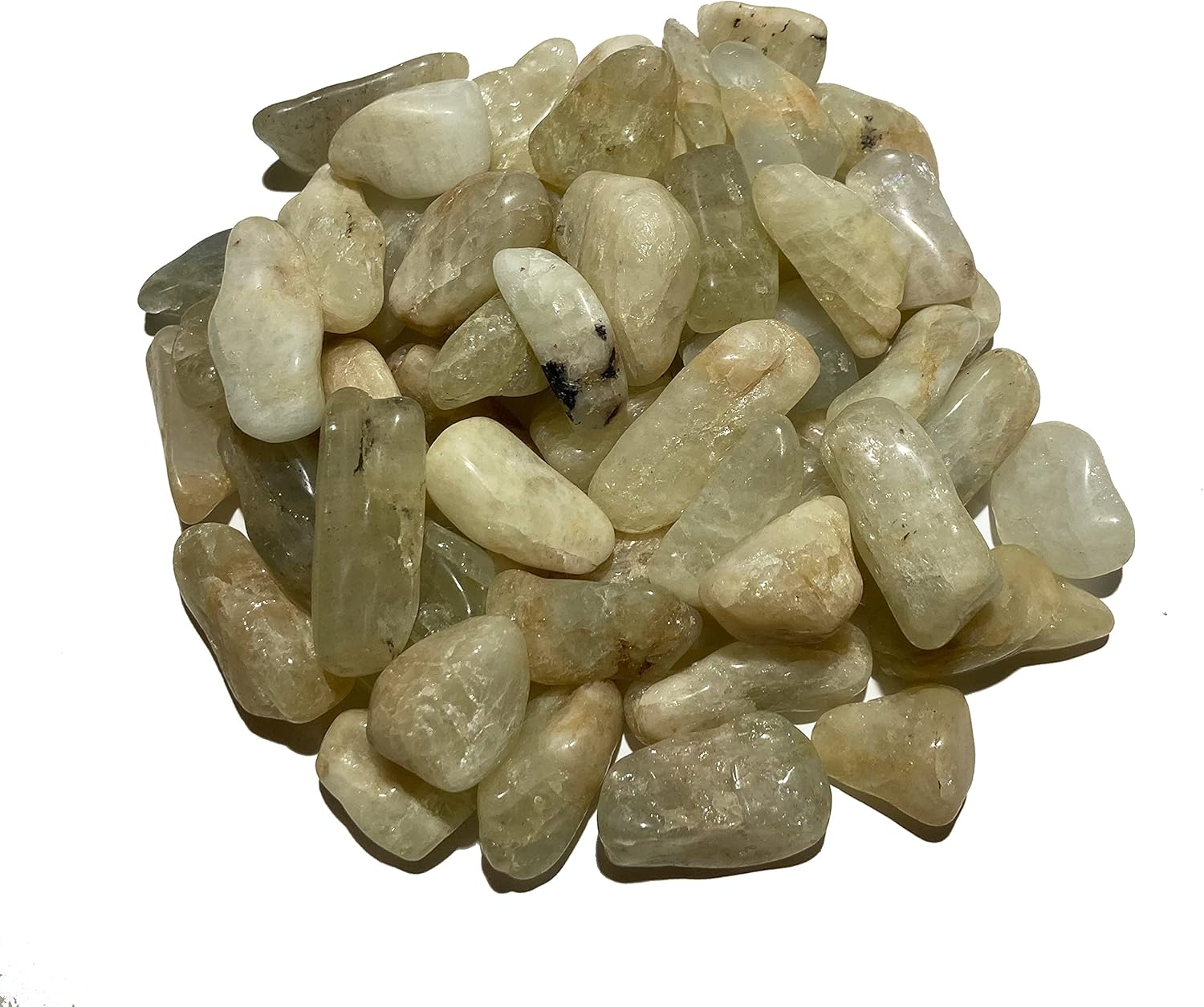 Tumbled Aquamarine 12 Pound Crystal Stones