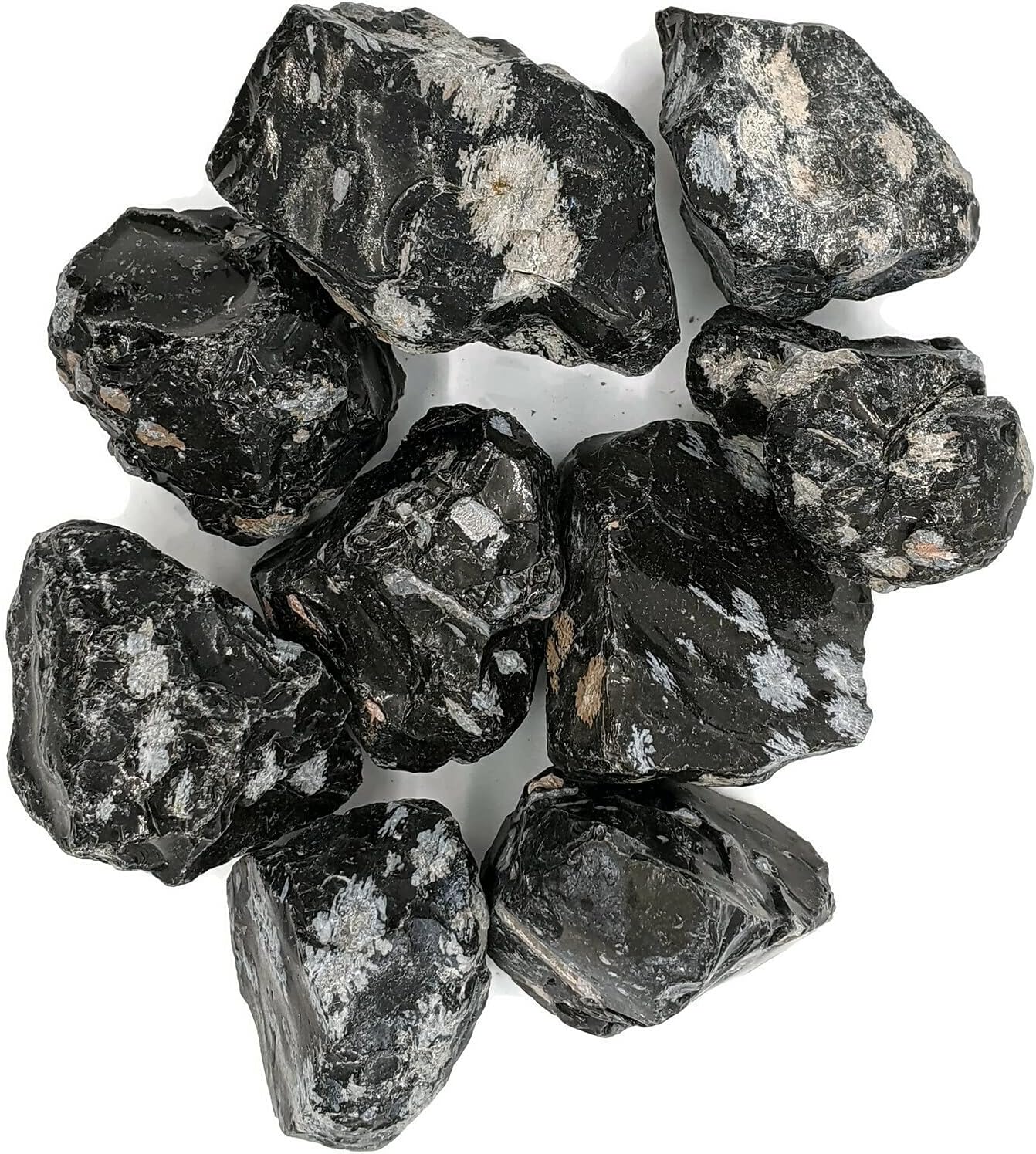 The Geode Mine Snowflake Obsidian 1 Pound Rough Stones