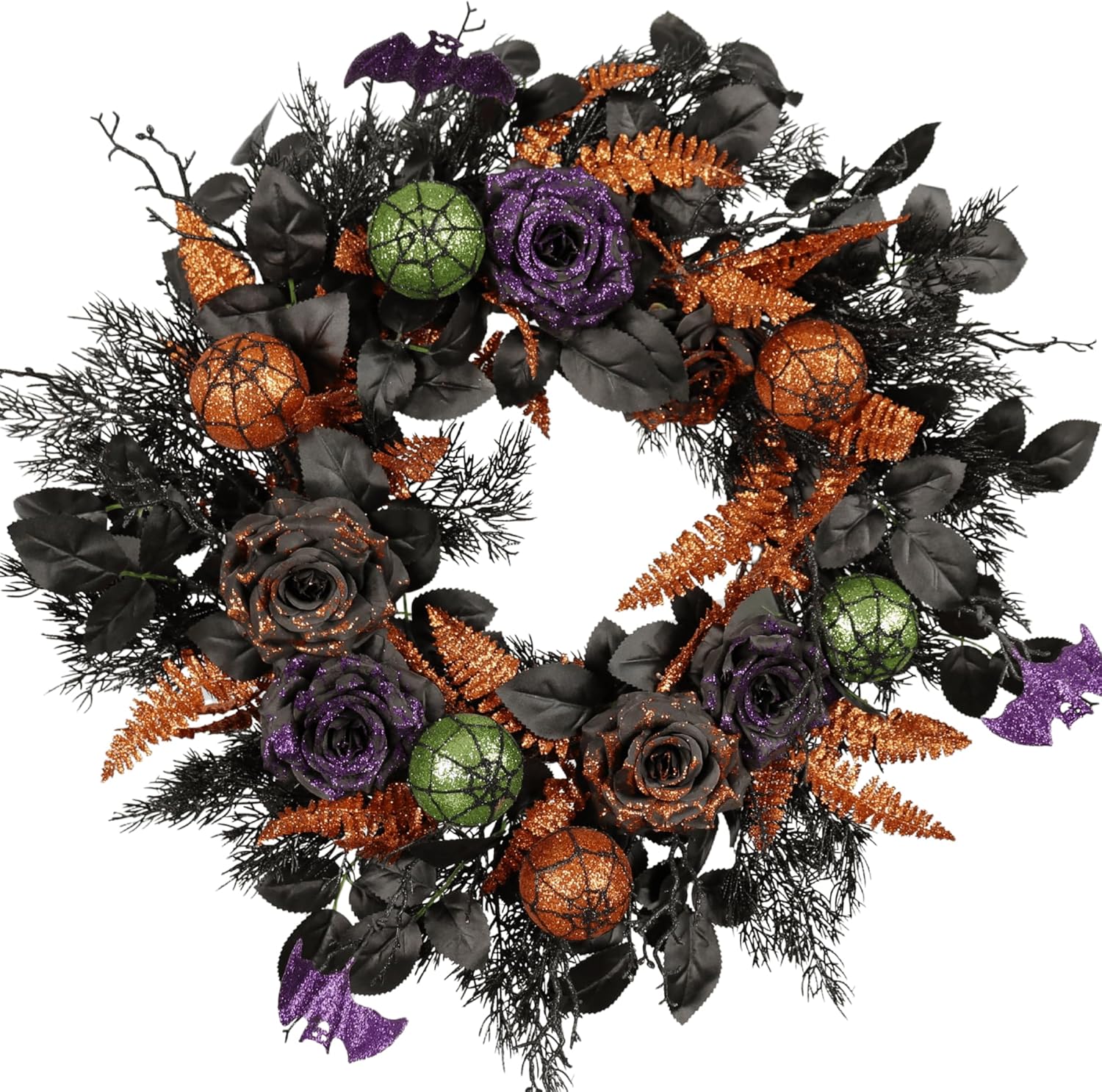 22 Inch Halloween Wreath Front Door Decor