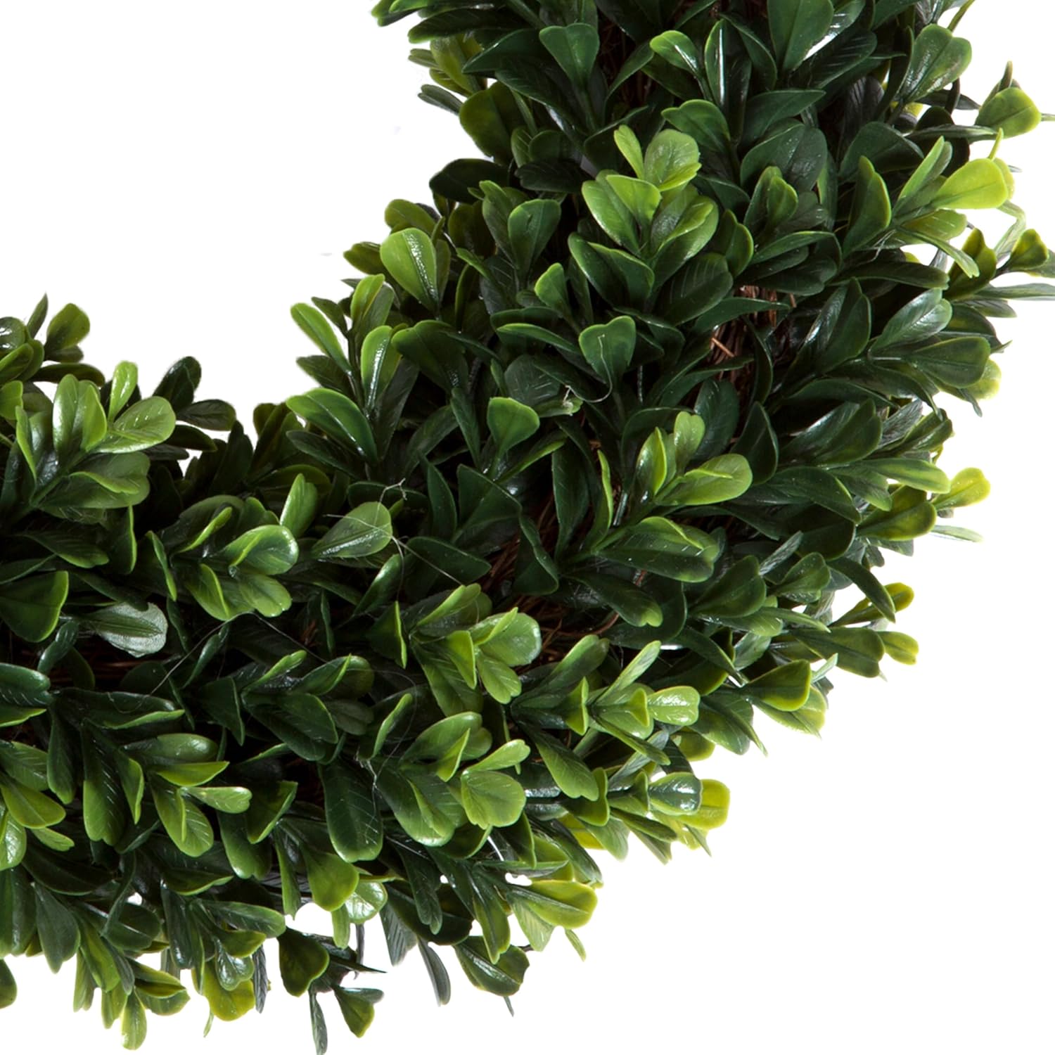 Pure Garden 12-Inch UV Resistant Boxwood Wreath