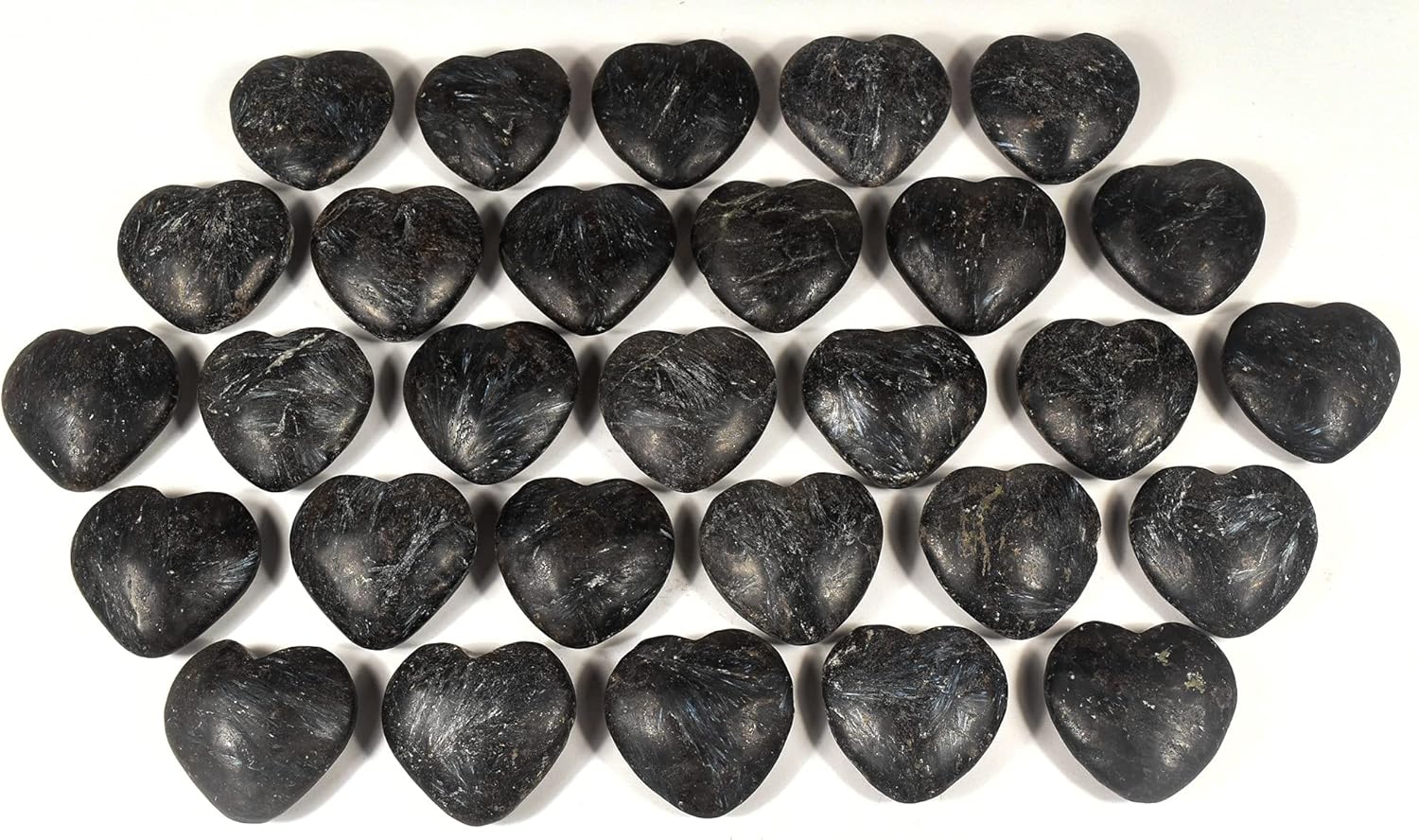 Astrophyllite Heart Crystal Decor Stones