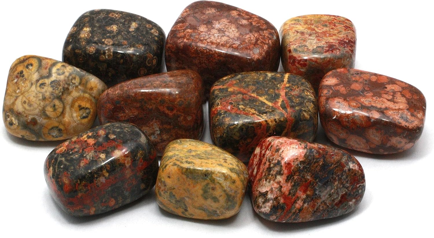 CrystalAge Leopard Skin Jasper Tumble Stone 20-25mm