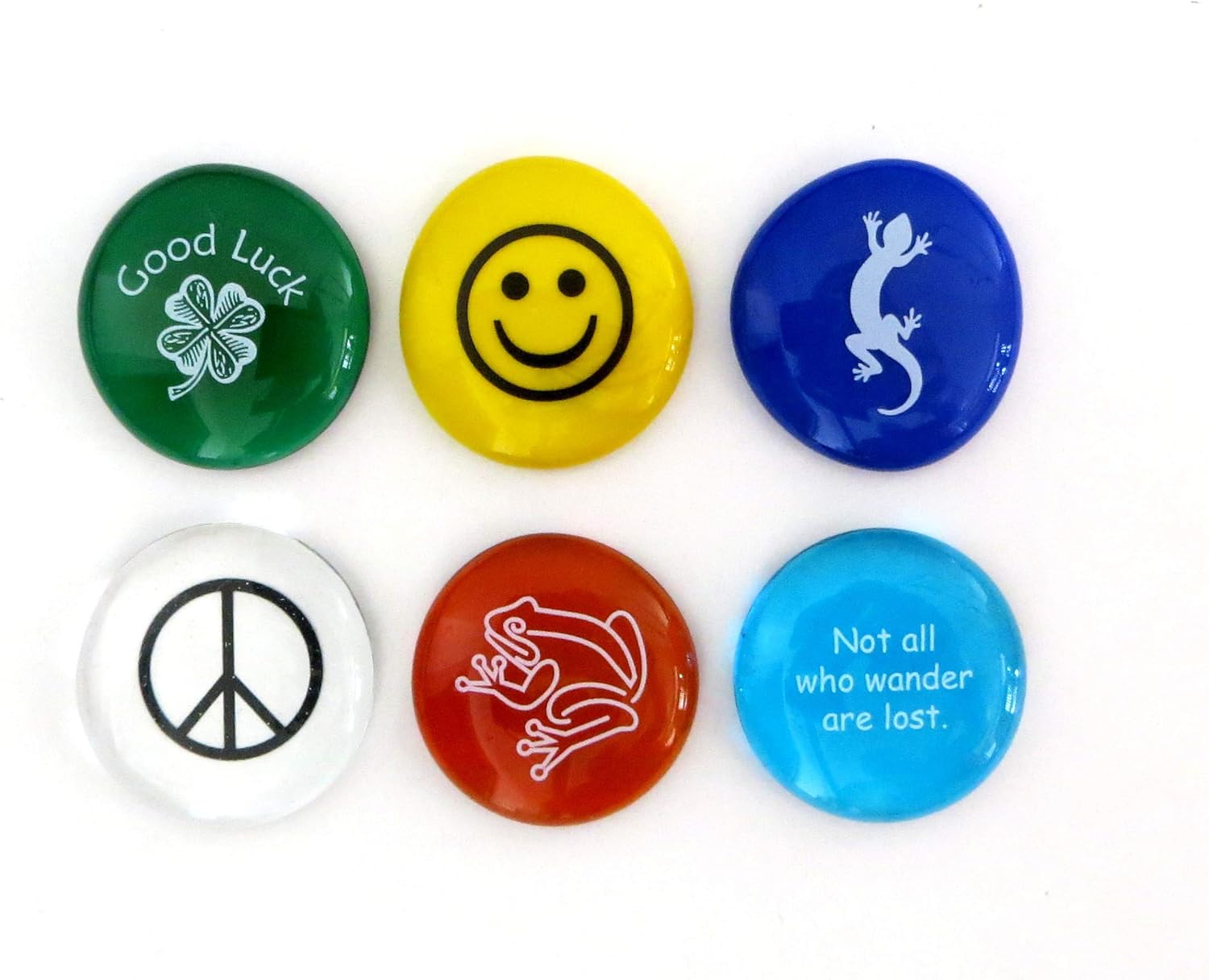 Lifeforce Glass Geocache Swag Set of Six