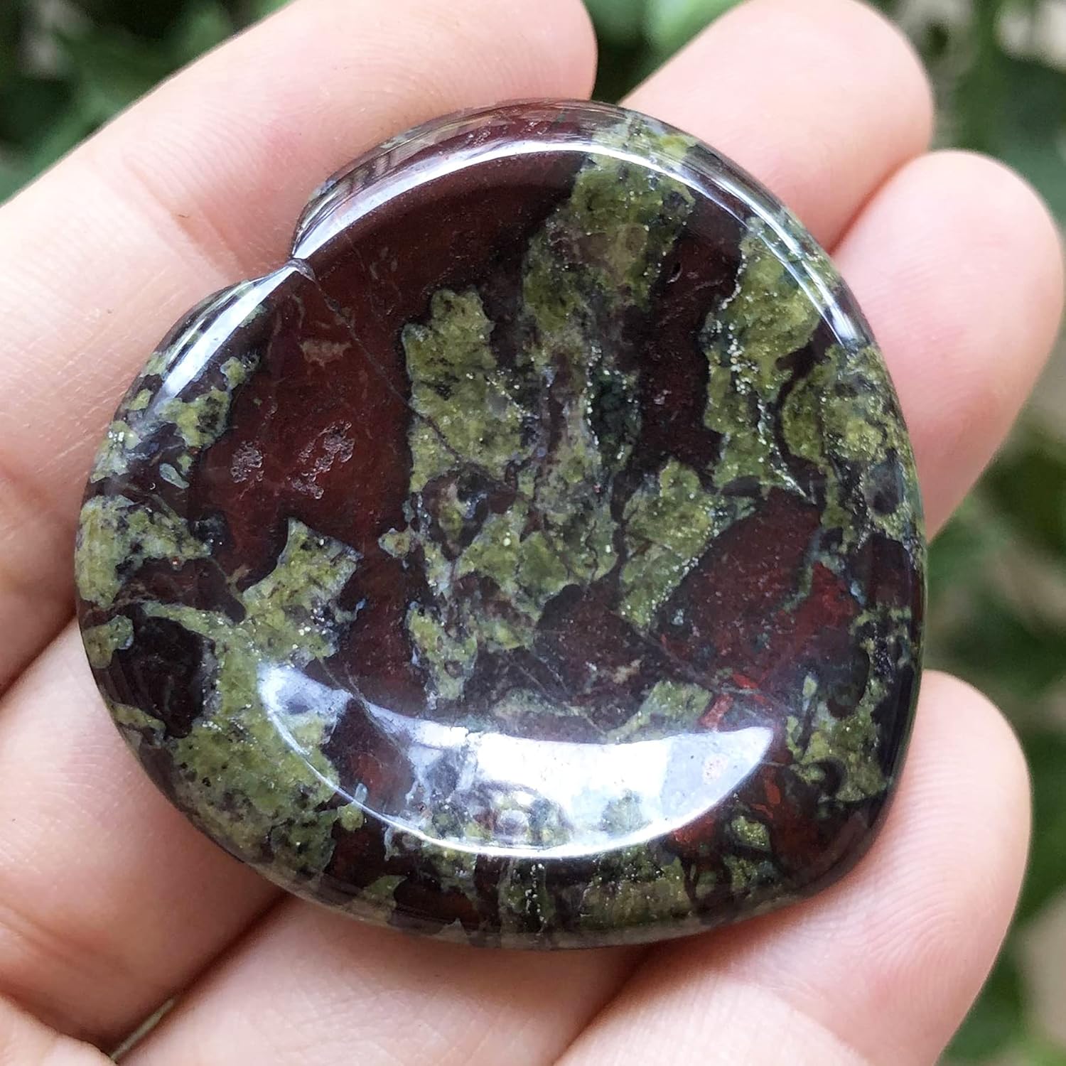 Crystal Heart Worry Stone for Anxiety Relief
