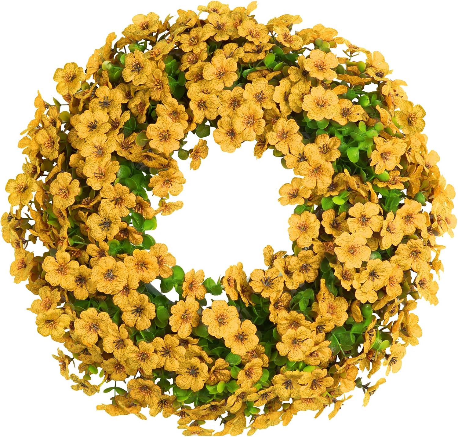 20 Inch Artificial Spring Summer Wreath for Front Door