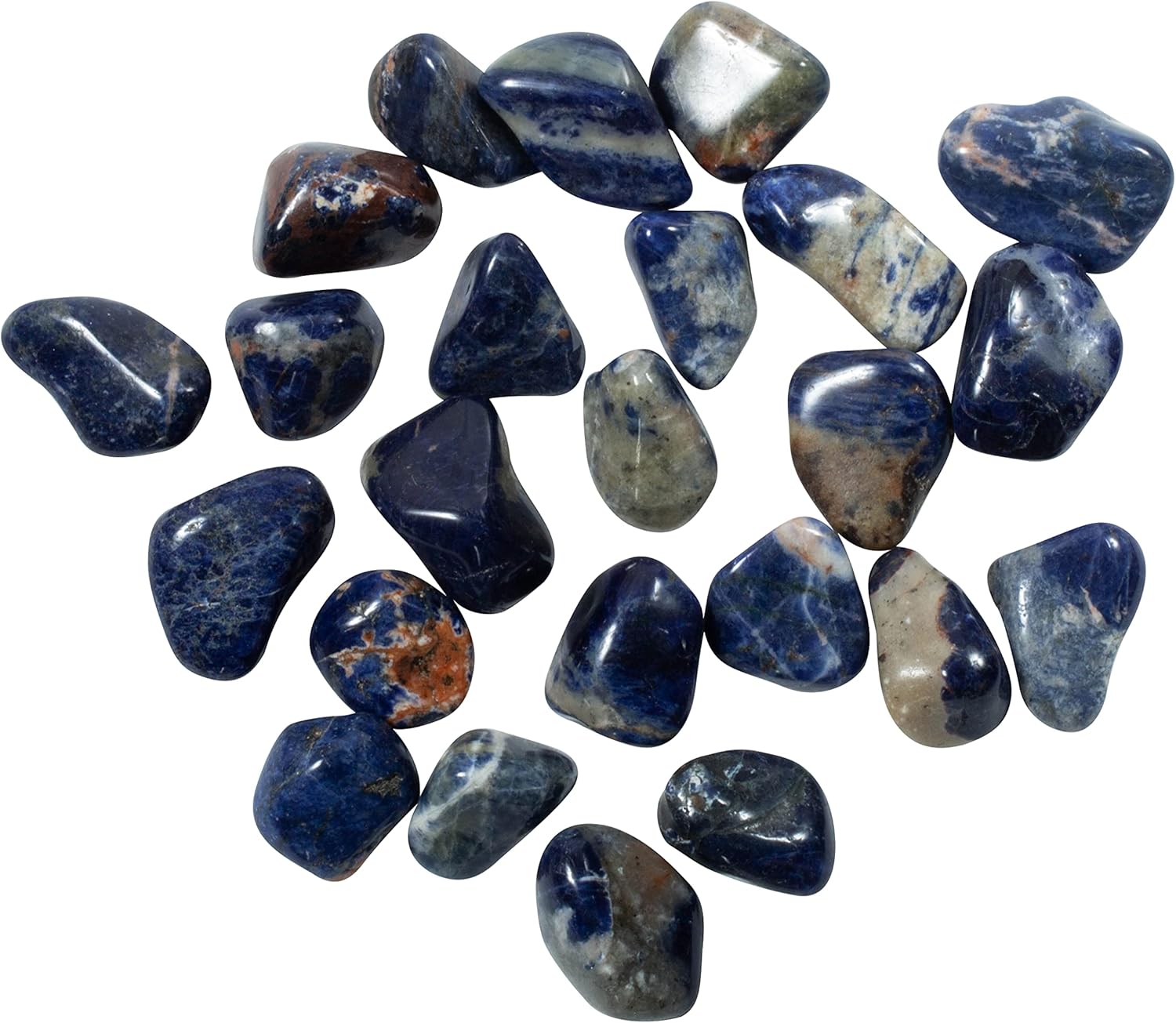 Tumbled Sodalite Stone 075 - 125 1 Pc