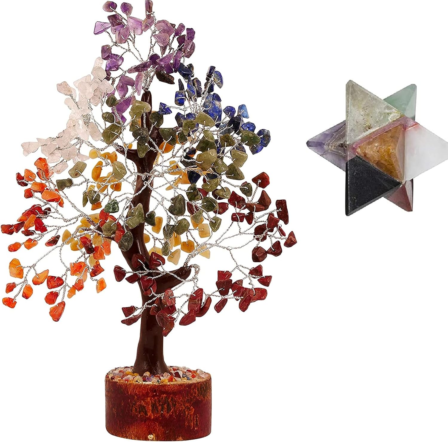 PYOR Seven Chakra Crystal Tree Healing Energy Generator