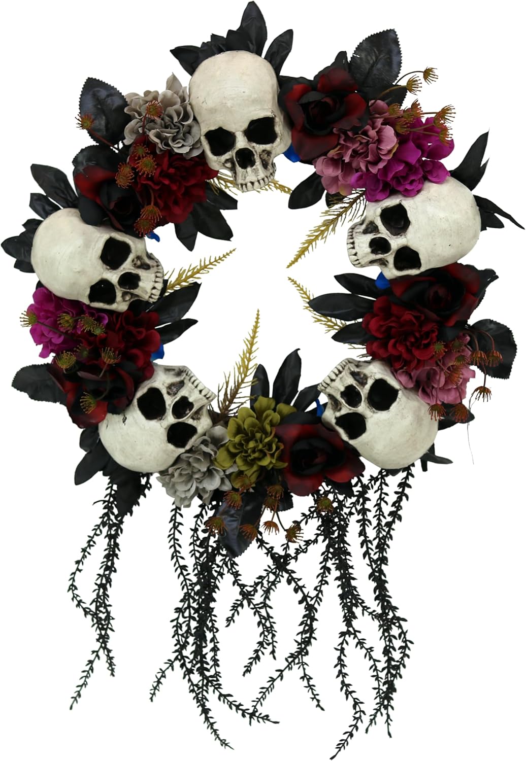 Haunted Hill Farm 24-Inch Halloween Wreath