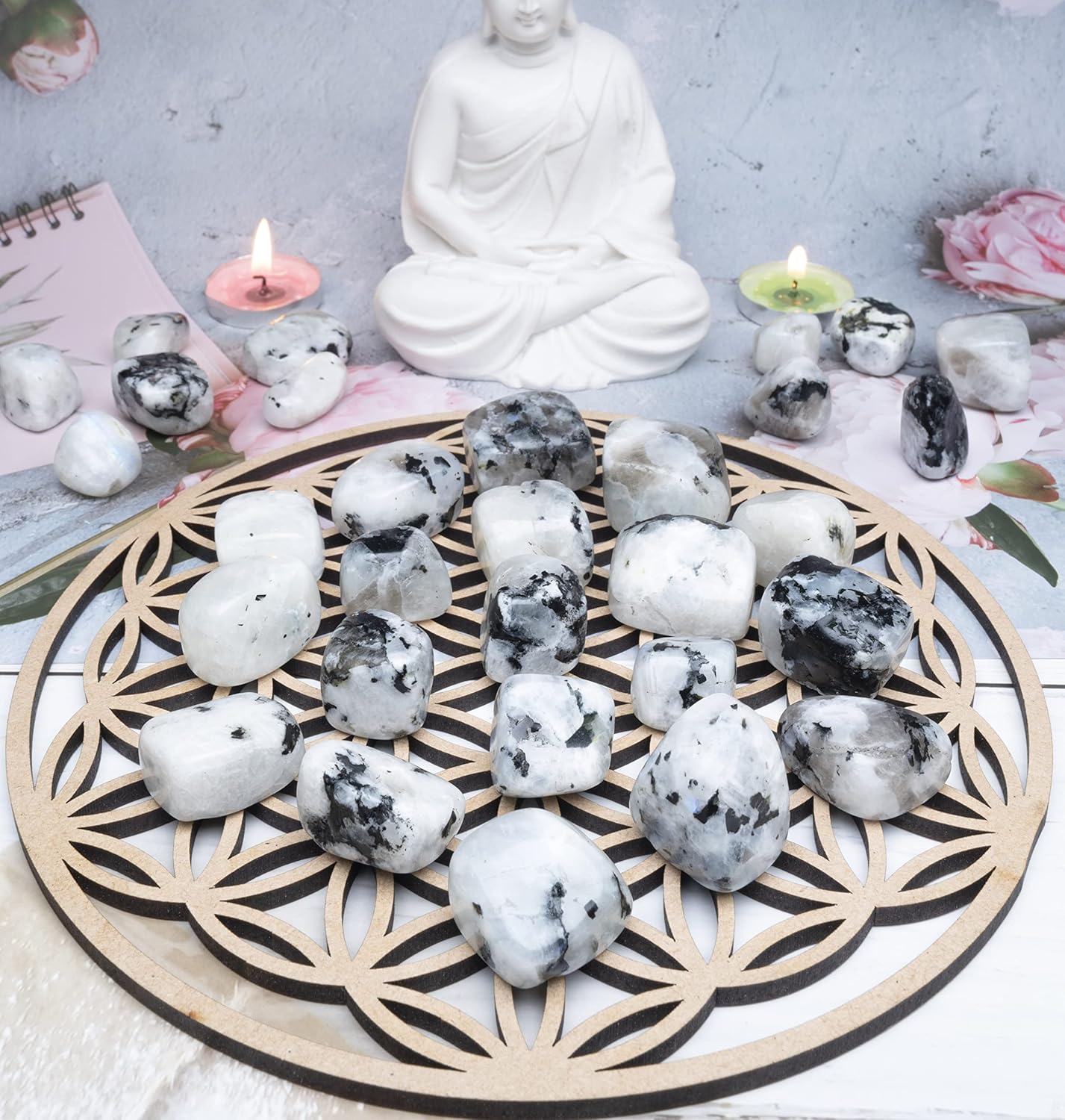 ZAICUS Tumbled Stones Collection for Decor and Healing