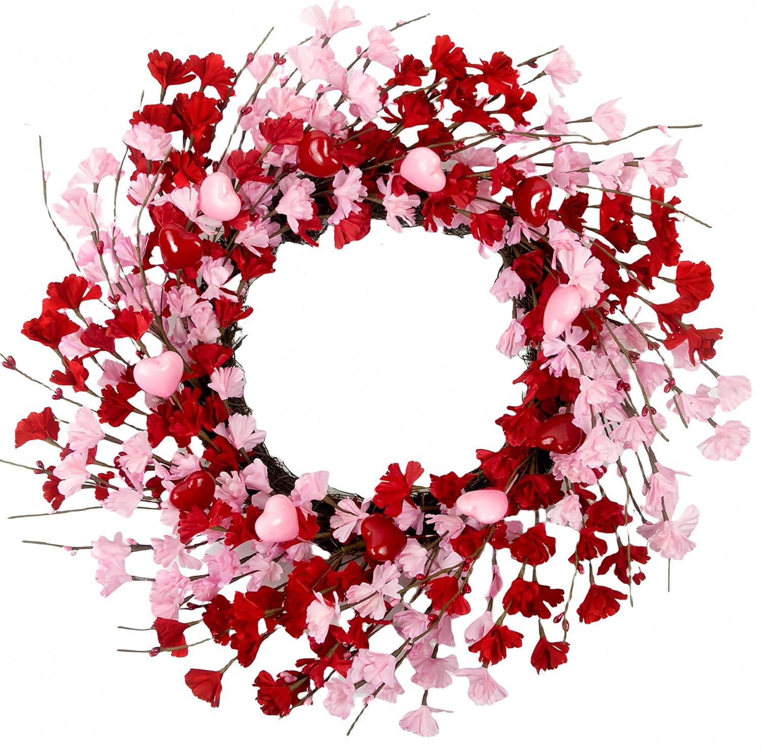 20 Inch Valentine Wreath for Front Door