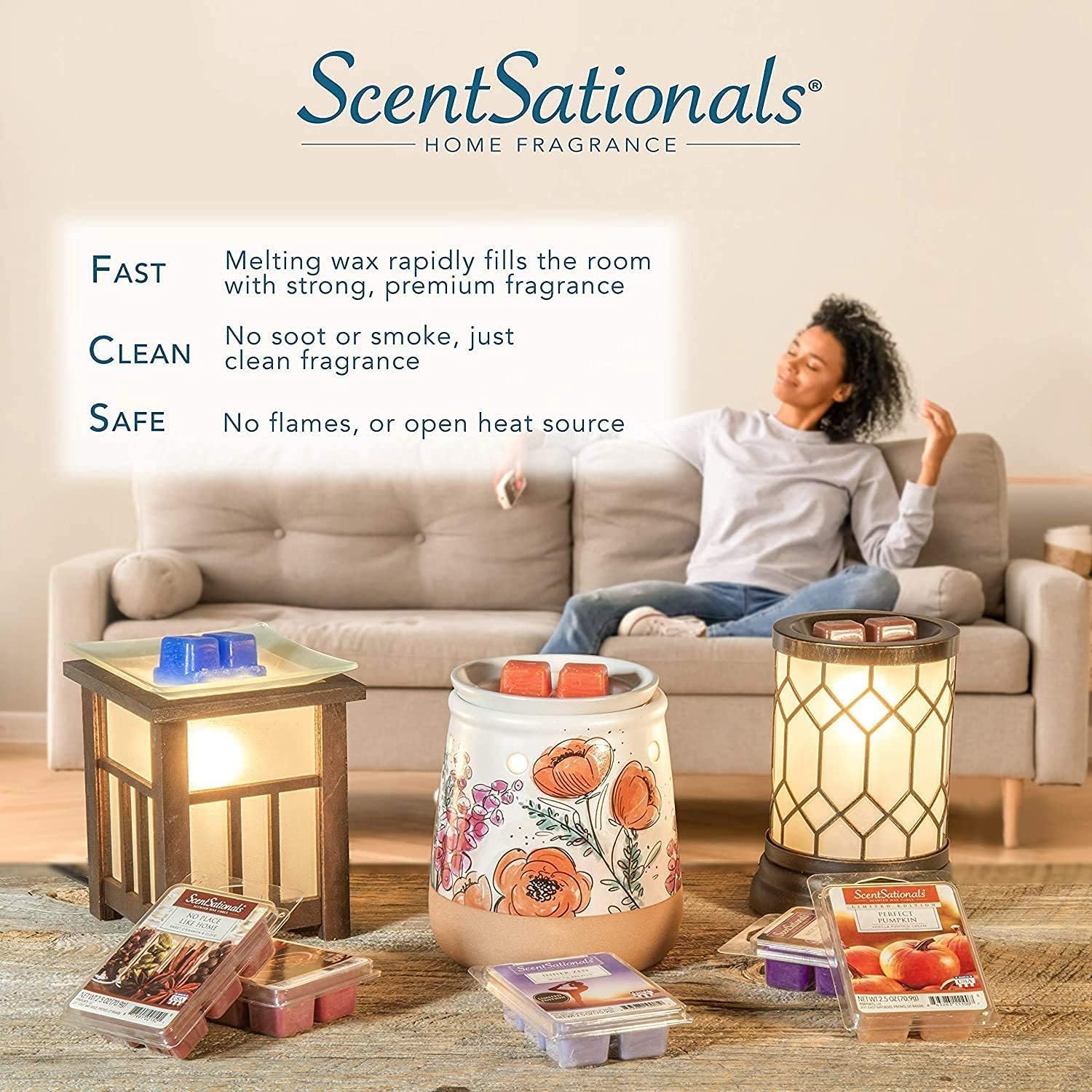 ScentSationals Wax Melts Down to Earth 4pk