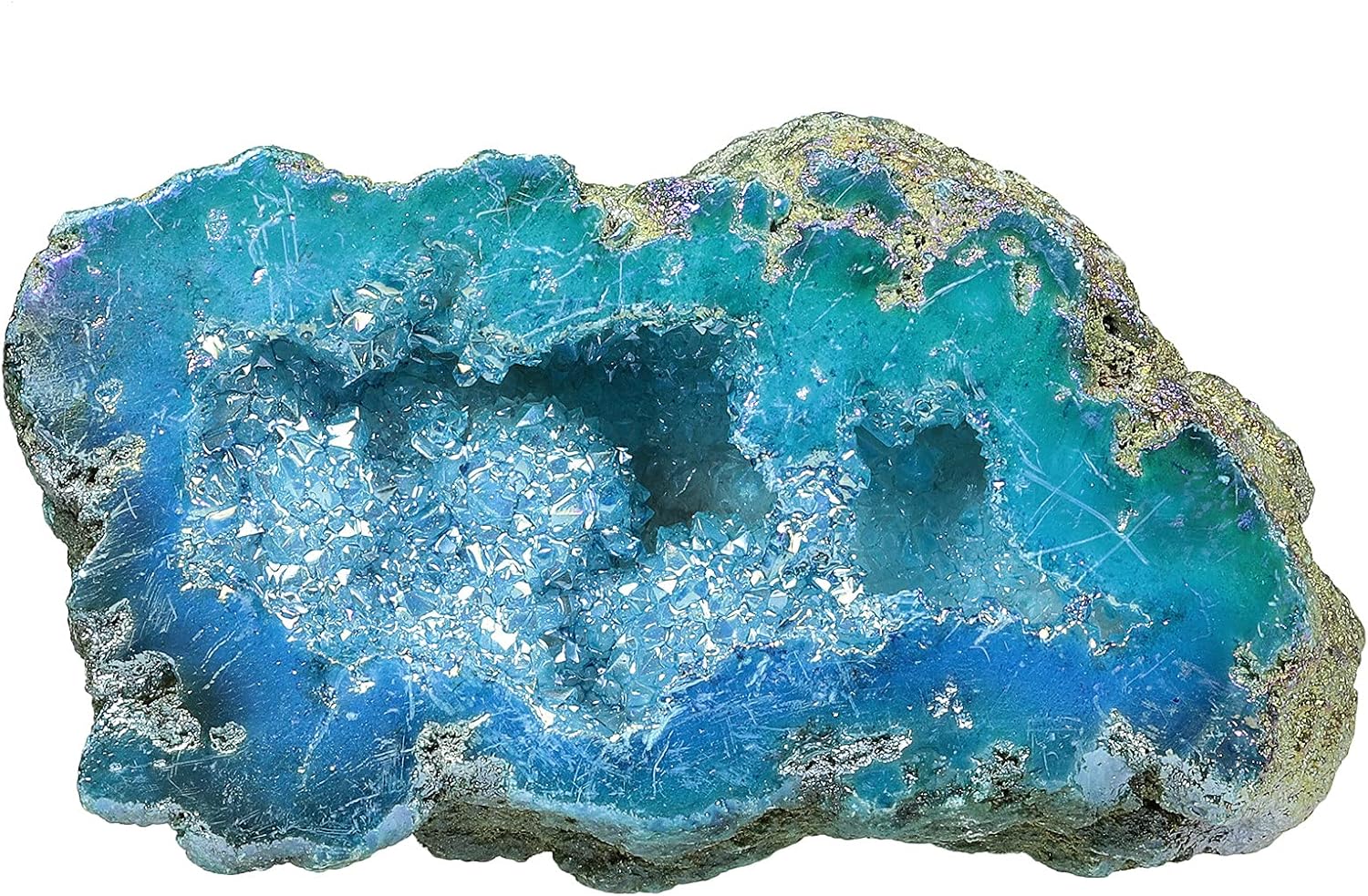 Mookaitedecor Bundle - 2 Item Crystal Geode Set