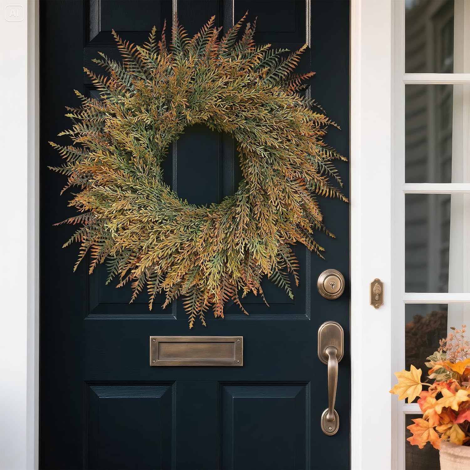 26 Fall Wreath for Front Door and Porch Decor