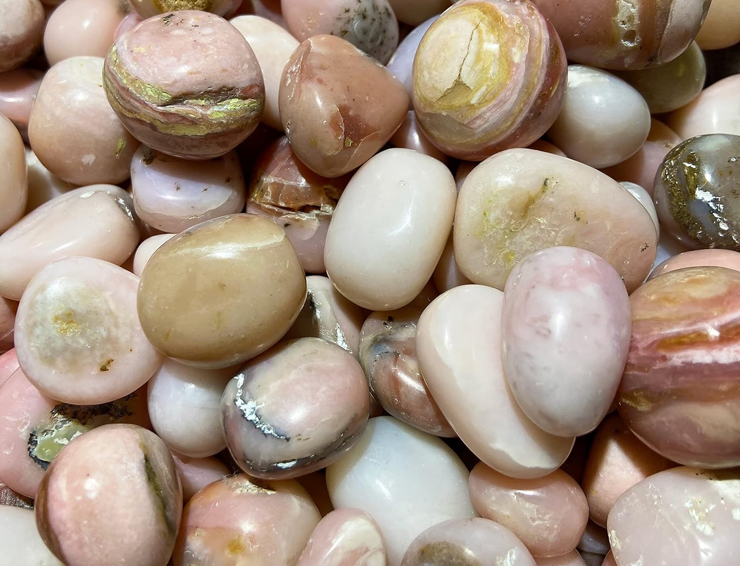 Tumbled Pink Opal 5 Piece Set