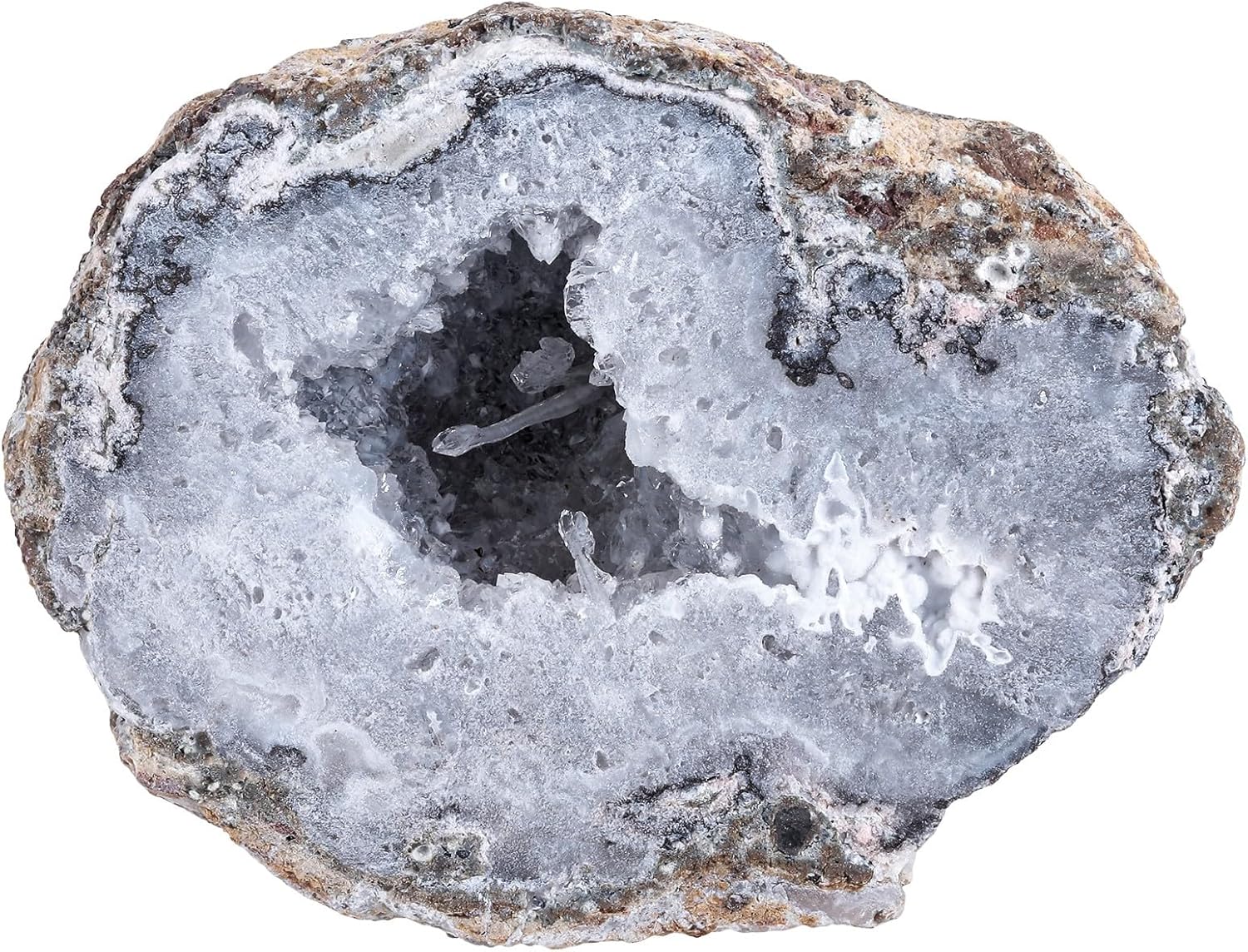 Mookaitedecor Bundle - 2 Item Crystal Geode Set