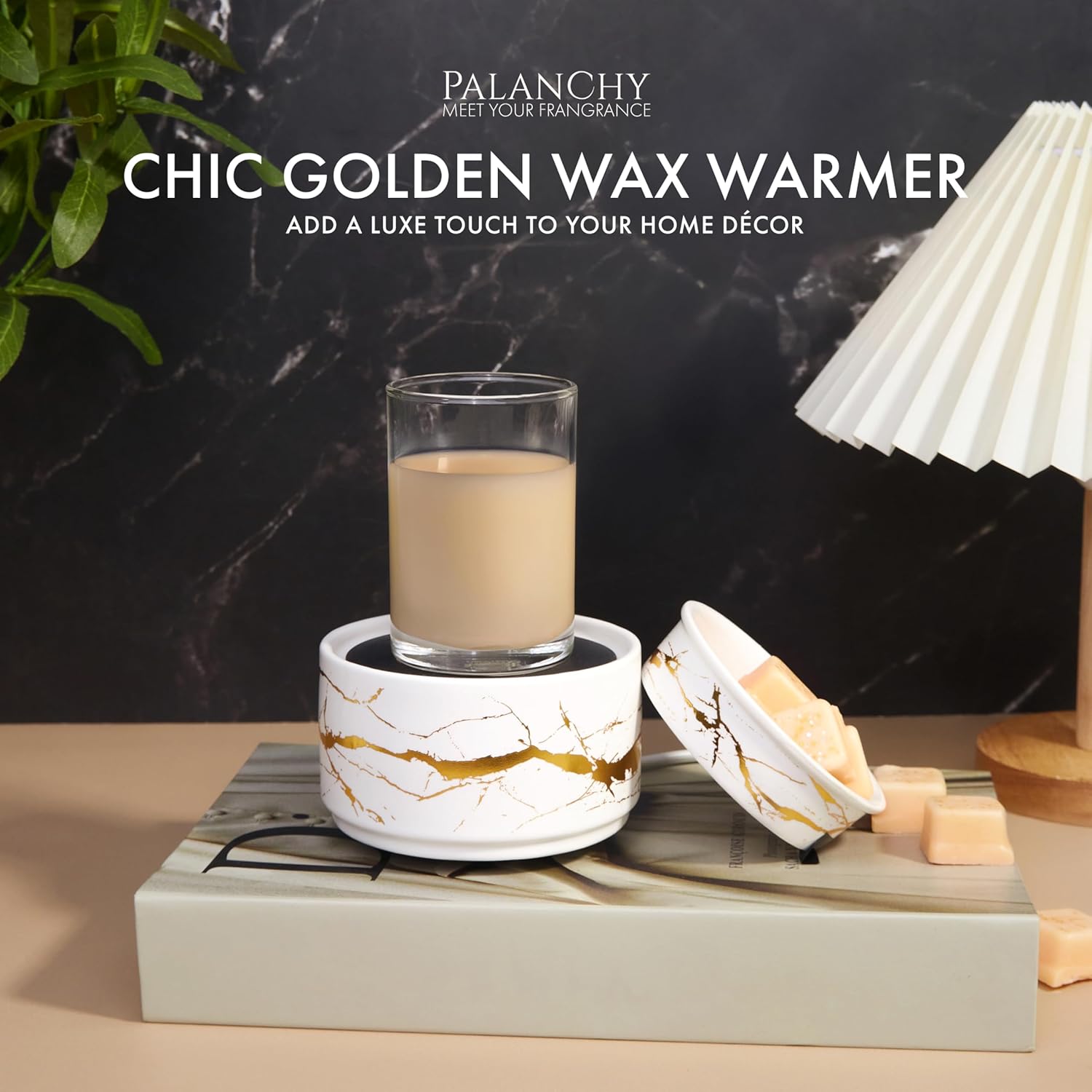PALANCHY 3-in-1 Wax Melt Warmer Ceramic Electric