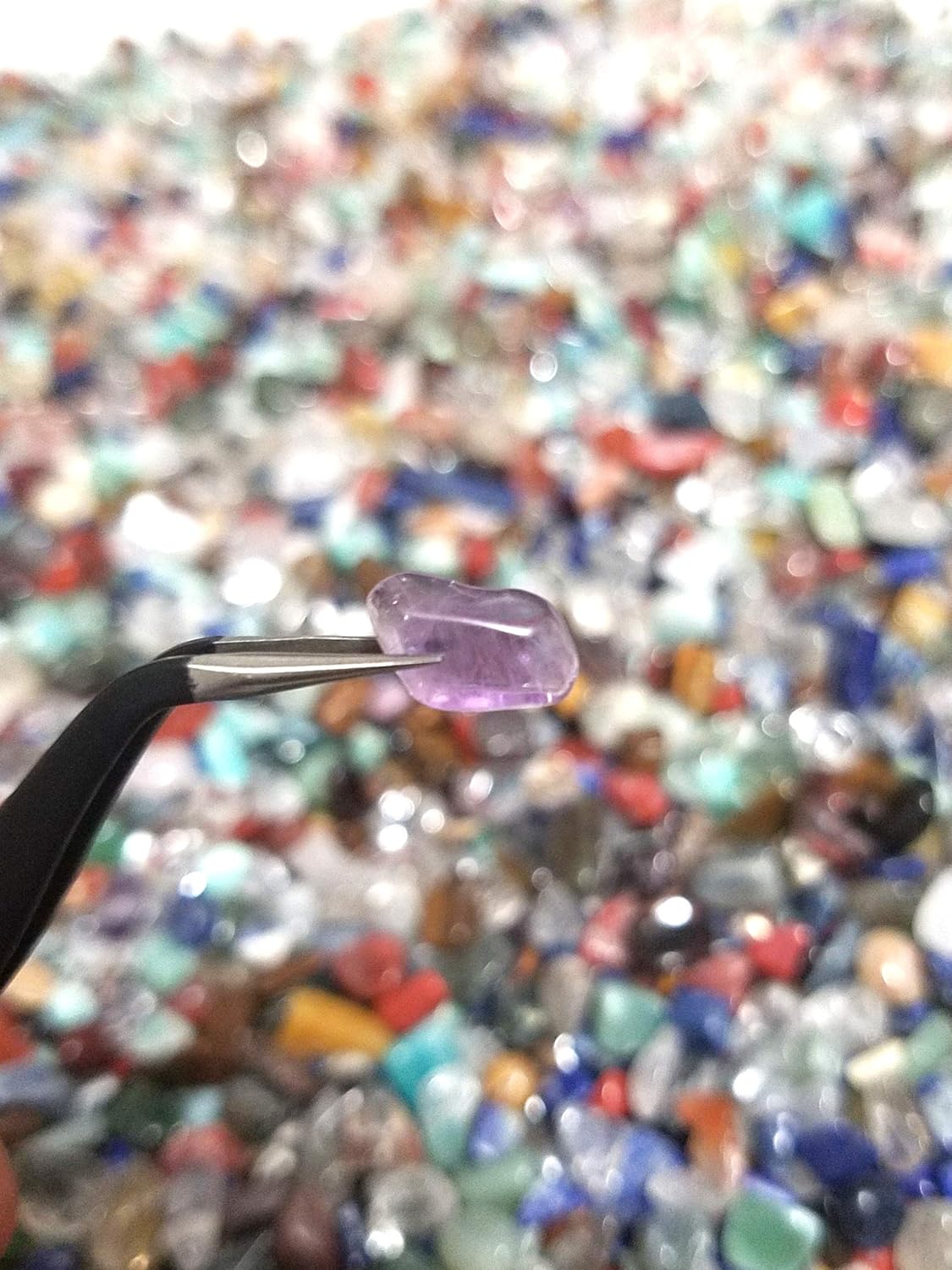 JM Future 22 Pounds Natural Stones Crystal Tumbled Chips for Jewelry Making and Decoration