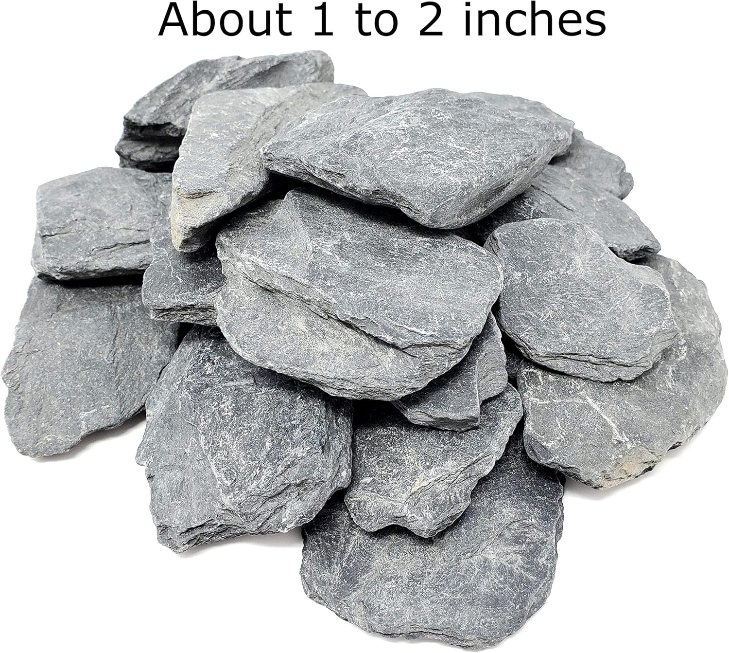Small Slate Stones - Natural Decor - 14 to 17 Pieces
