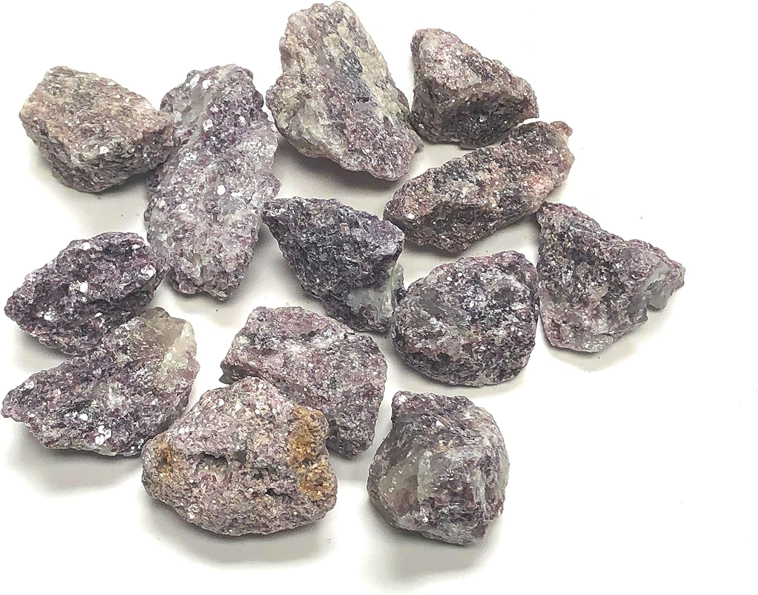 Zentron Crystal Lepidolite Stones in Velvet Bag