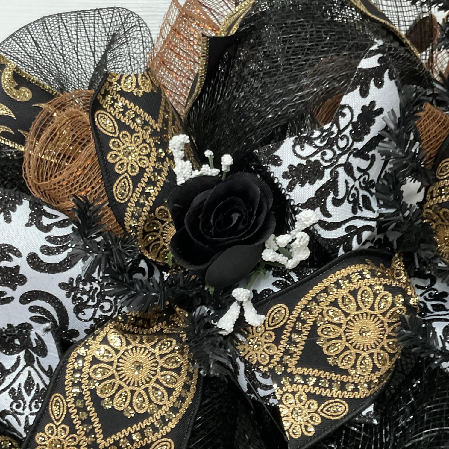 Wood Tarot Card Halloween Wreath 24 or 28 Inches