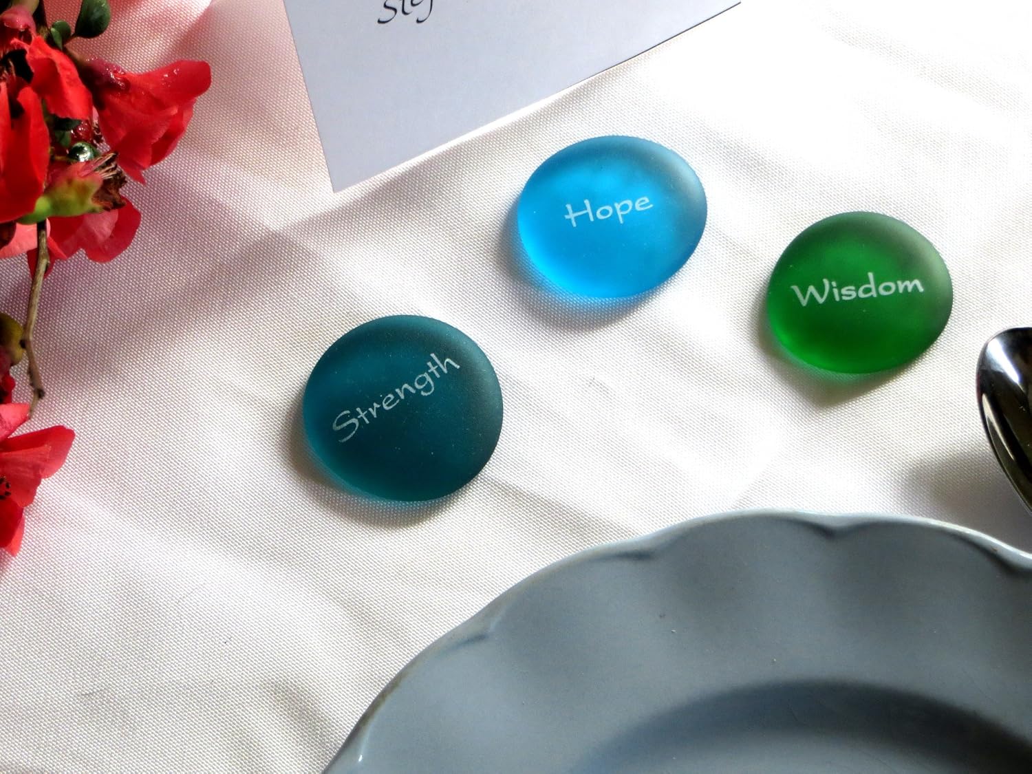 Mermaids Message Assortment 100 Frosted Glass Stones