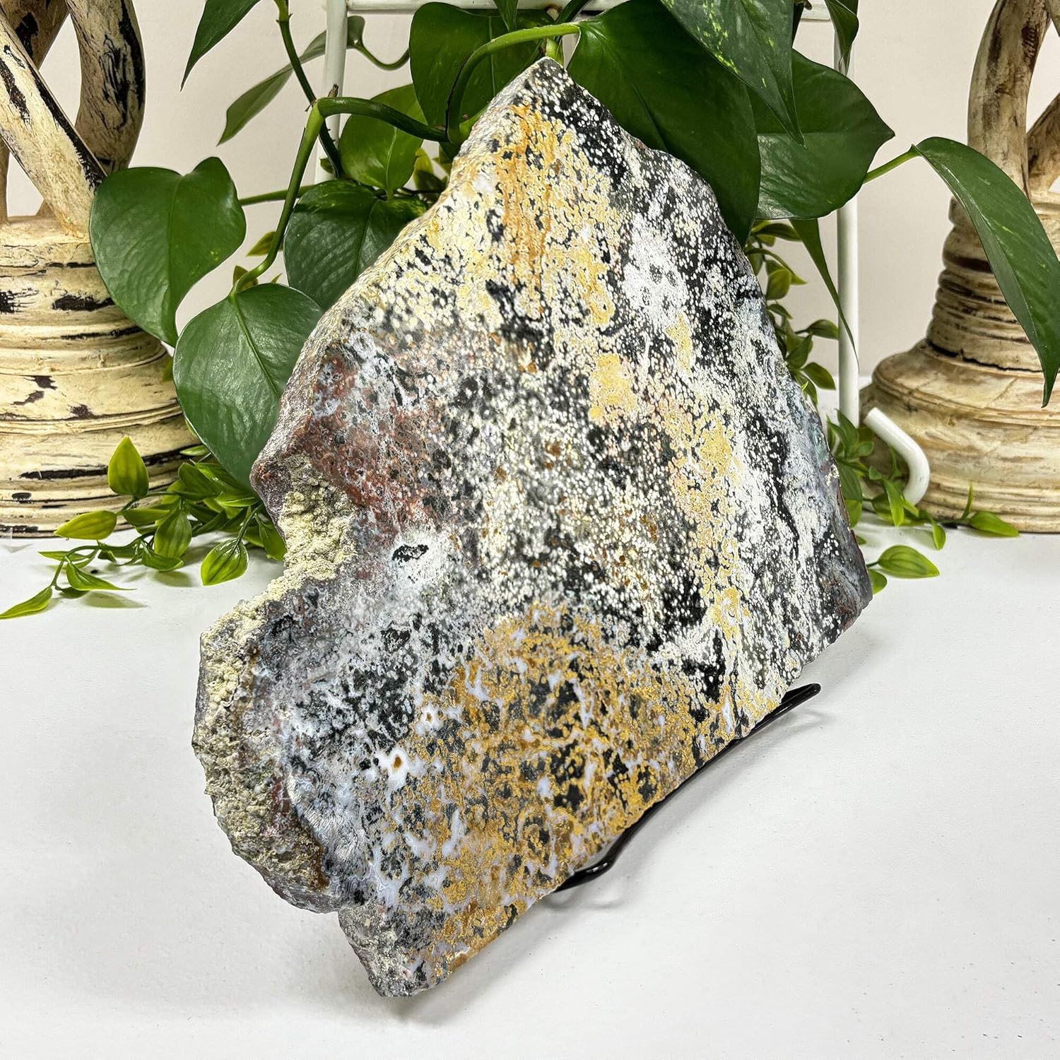 Natural Sea Jasper Crystal Gemstone Slab - RSL055 1