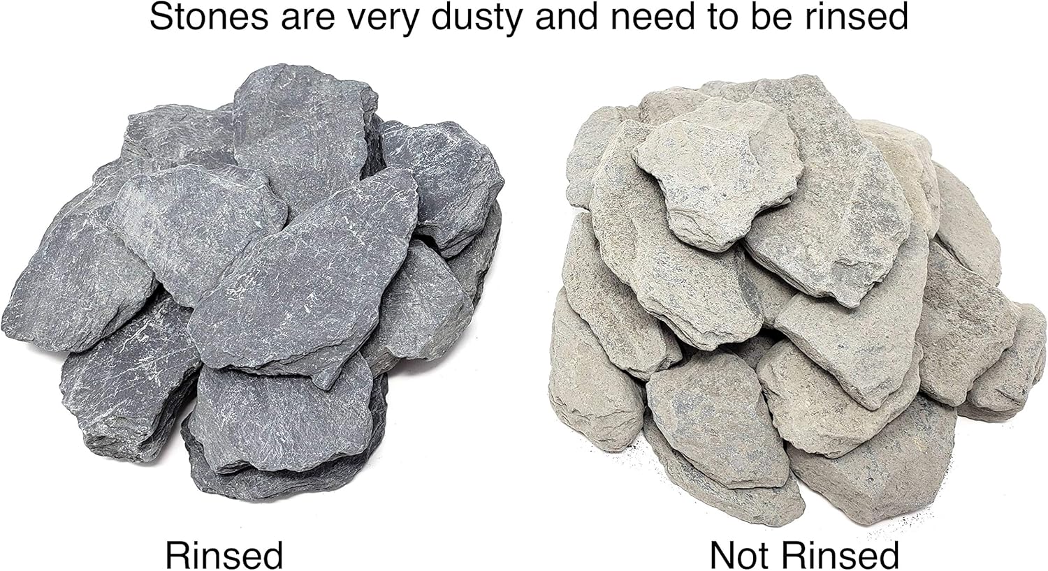 Small Slate Stones - Natural Decor - 14 to 17 Pieces