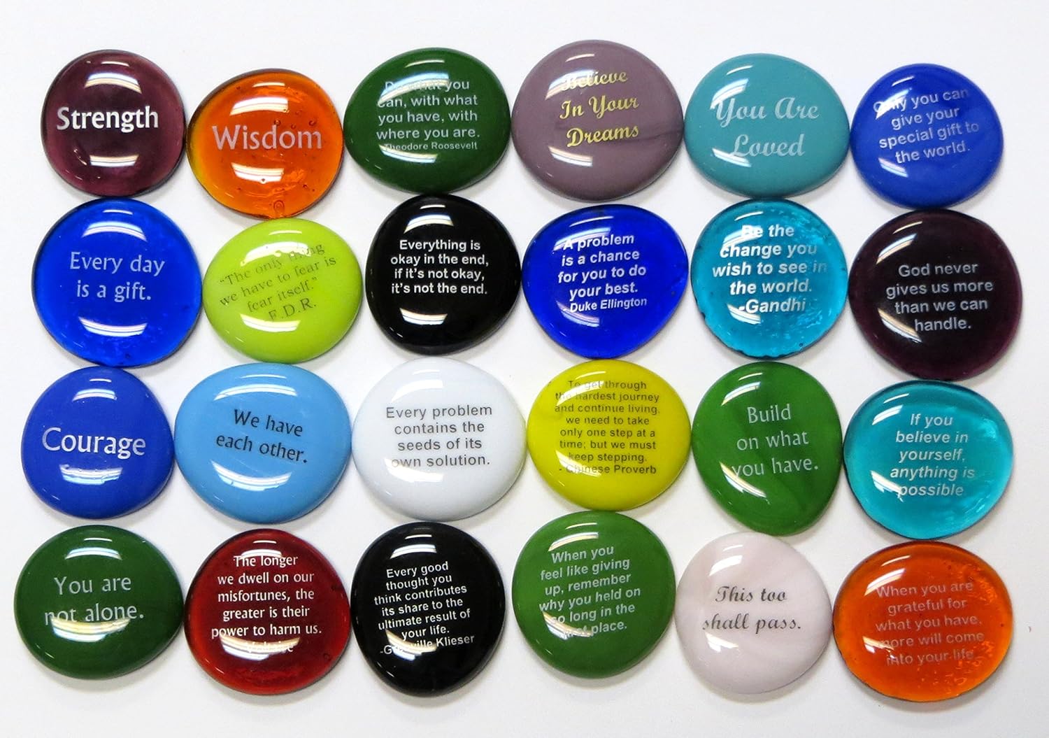 Encouragement Stones Set of 100 with Display